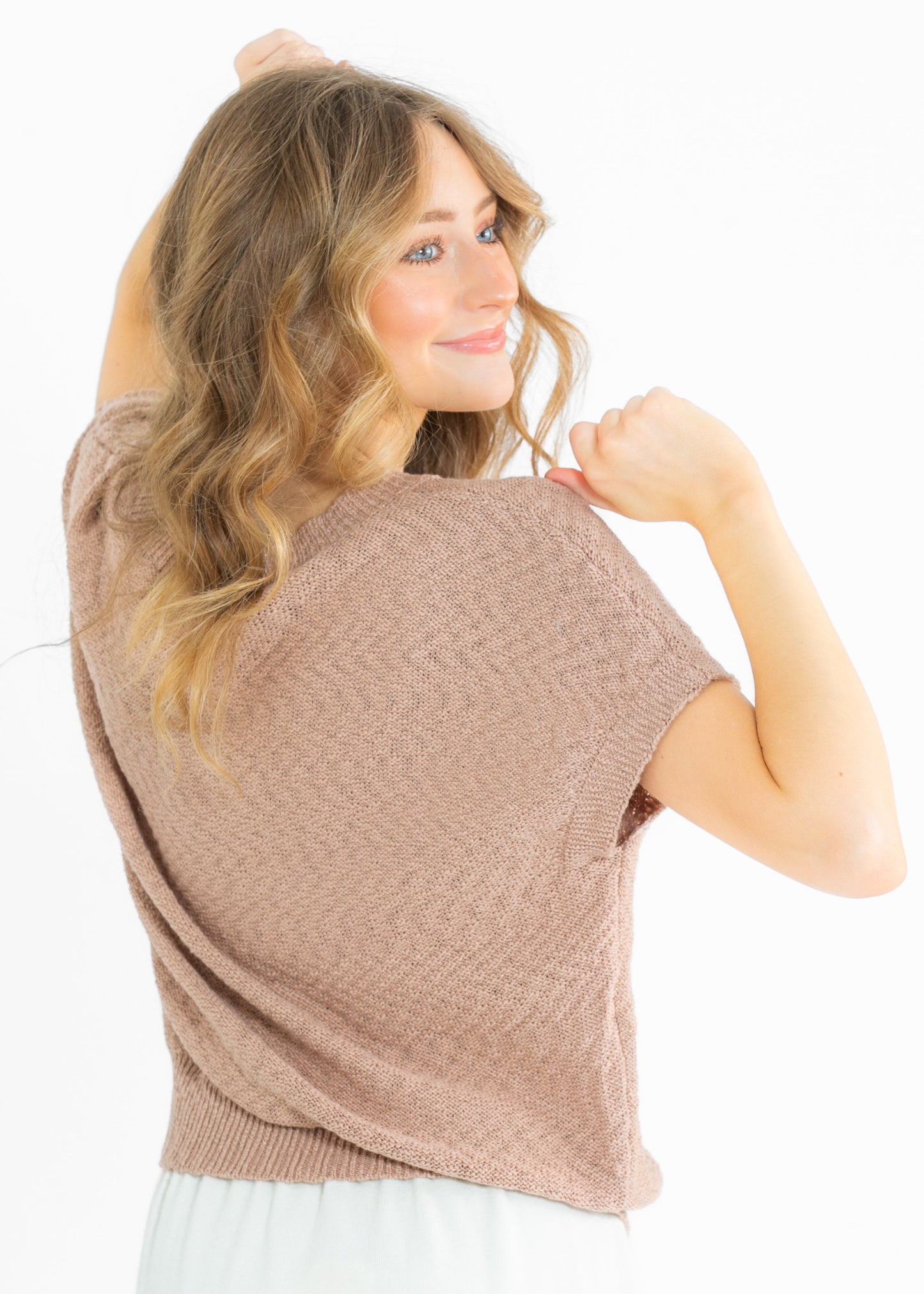 Suki Front Pocket Lightweight Sweater Top - FINAL SALE