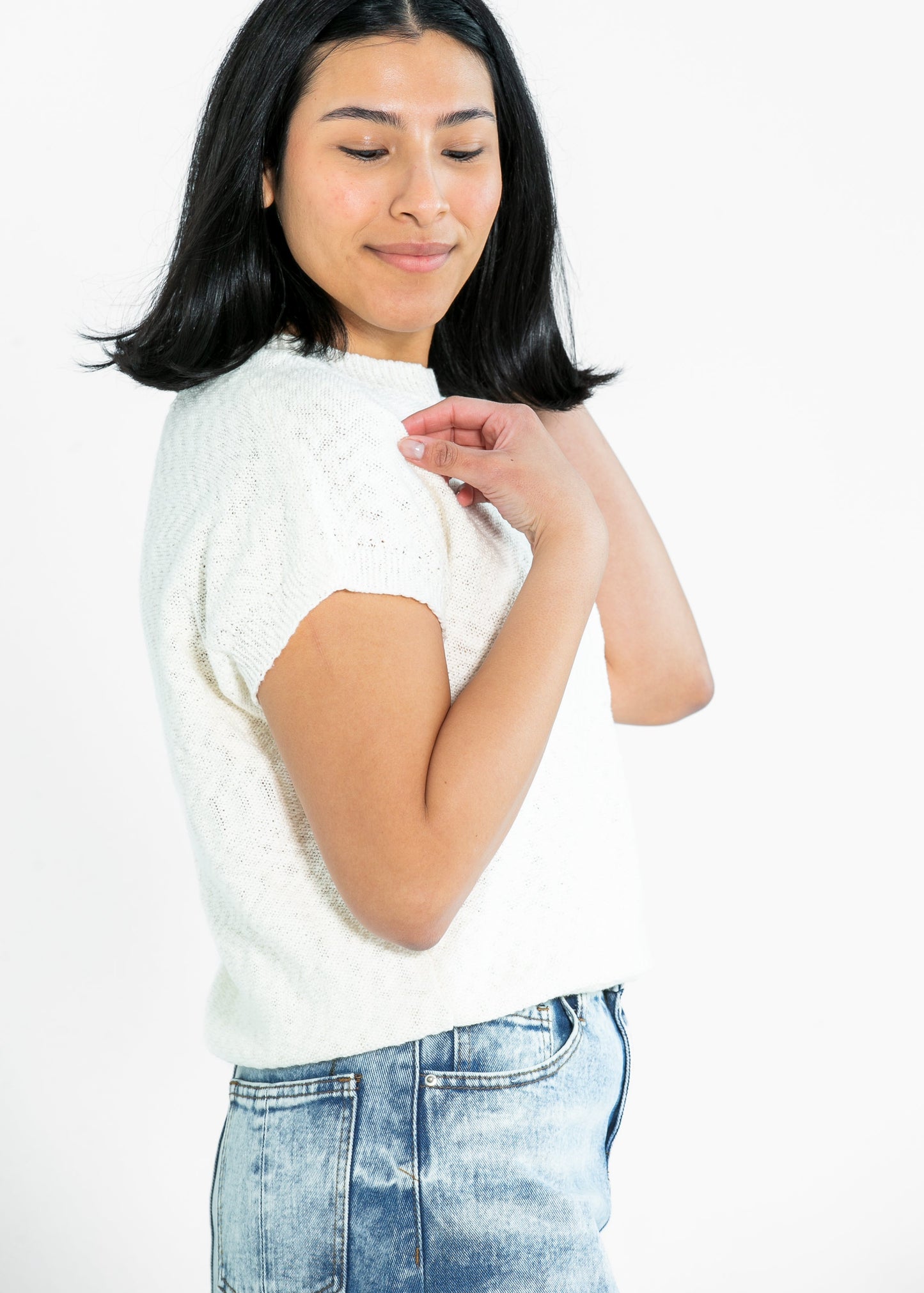 Suki Front Pocket Lightweight Sweater Top - FINAL SALE