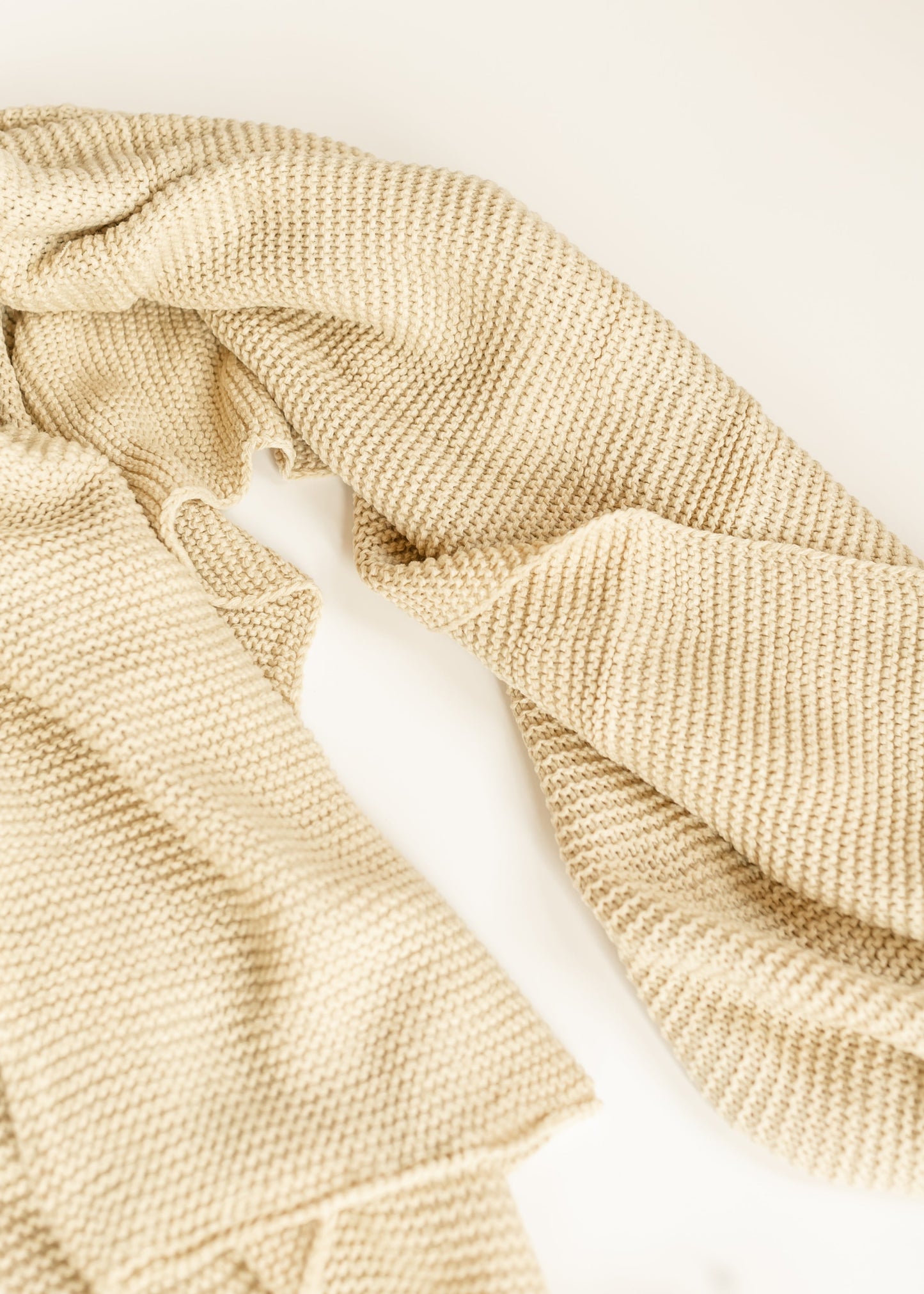 Tassled Knit Throw Blanket - FINAL SALE