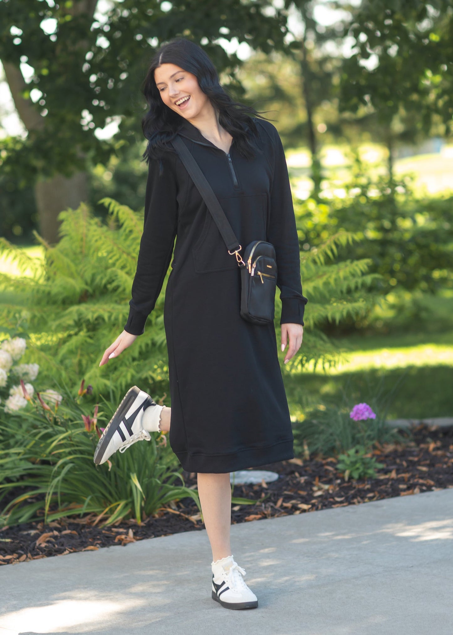 Tayla Hoodie Sweatshirt Dress - FINAL SALE