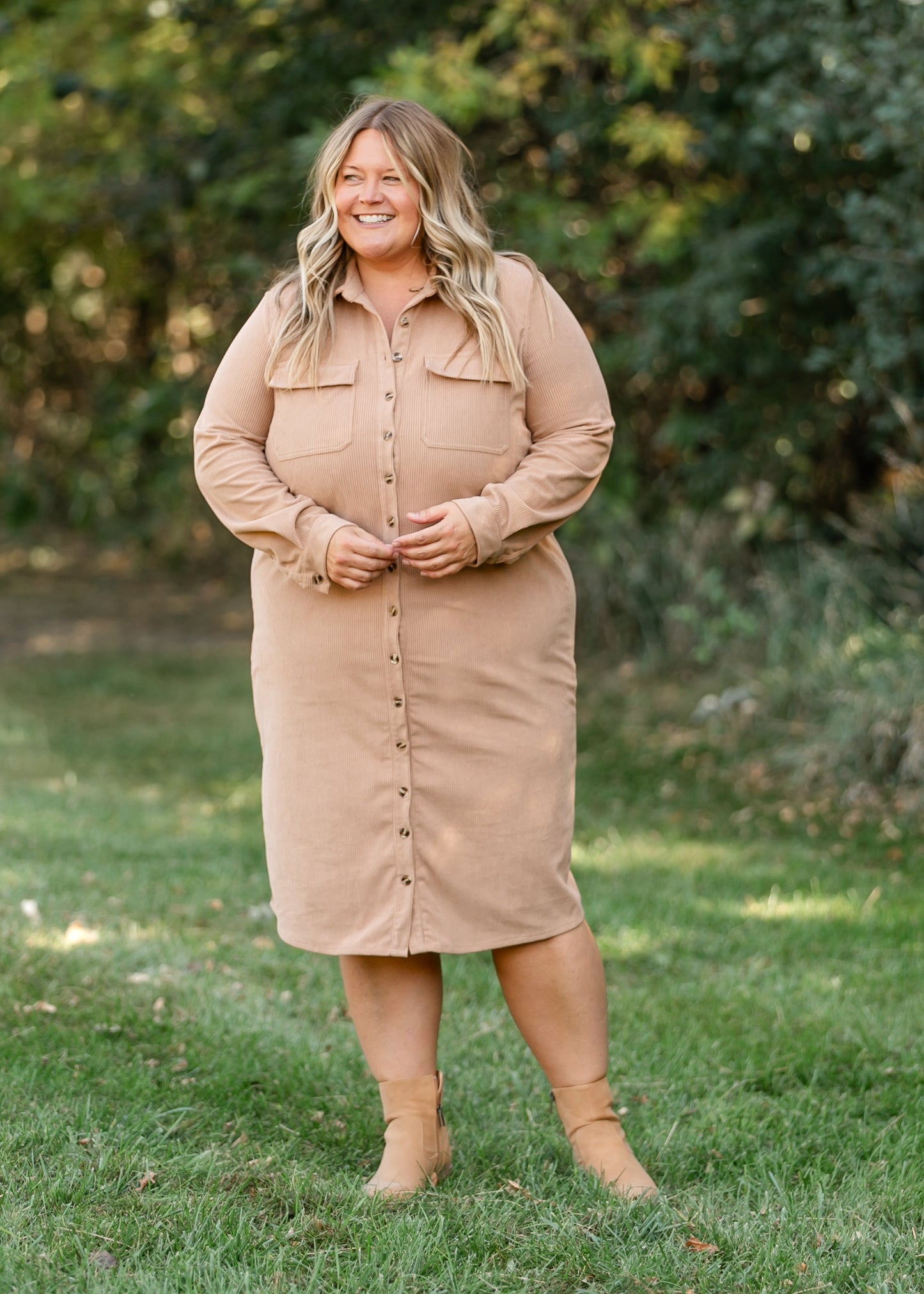 Teagan Ultra Soft Shirt Dress