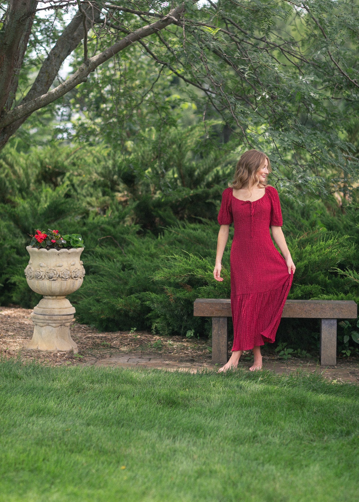 Textured Woven Maxi Dress - FINAL SALE