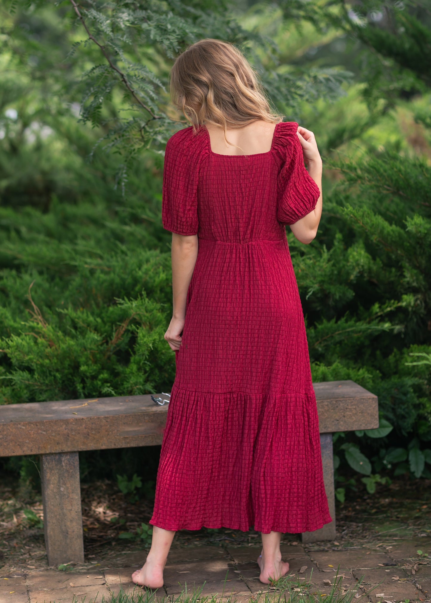 Textured Woven Maxi Dress - FINAL SALE