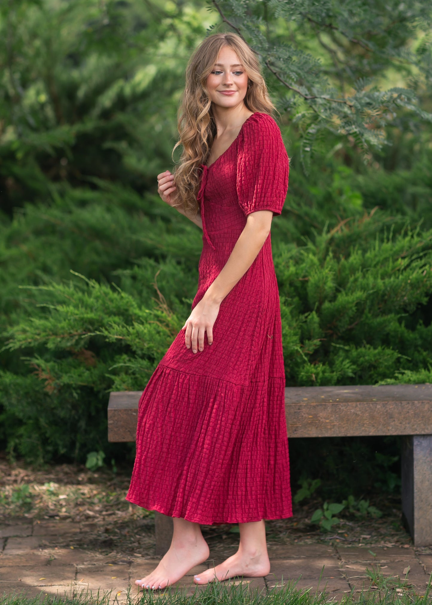 Textured Woven Maxi Dress - FINAL SALE