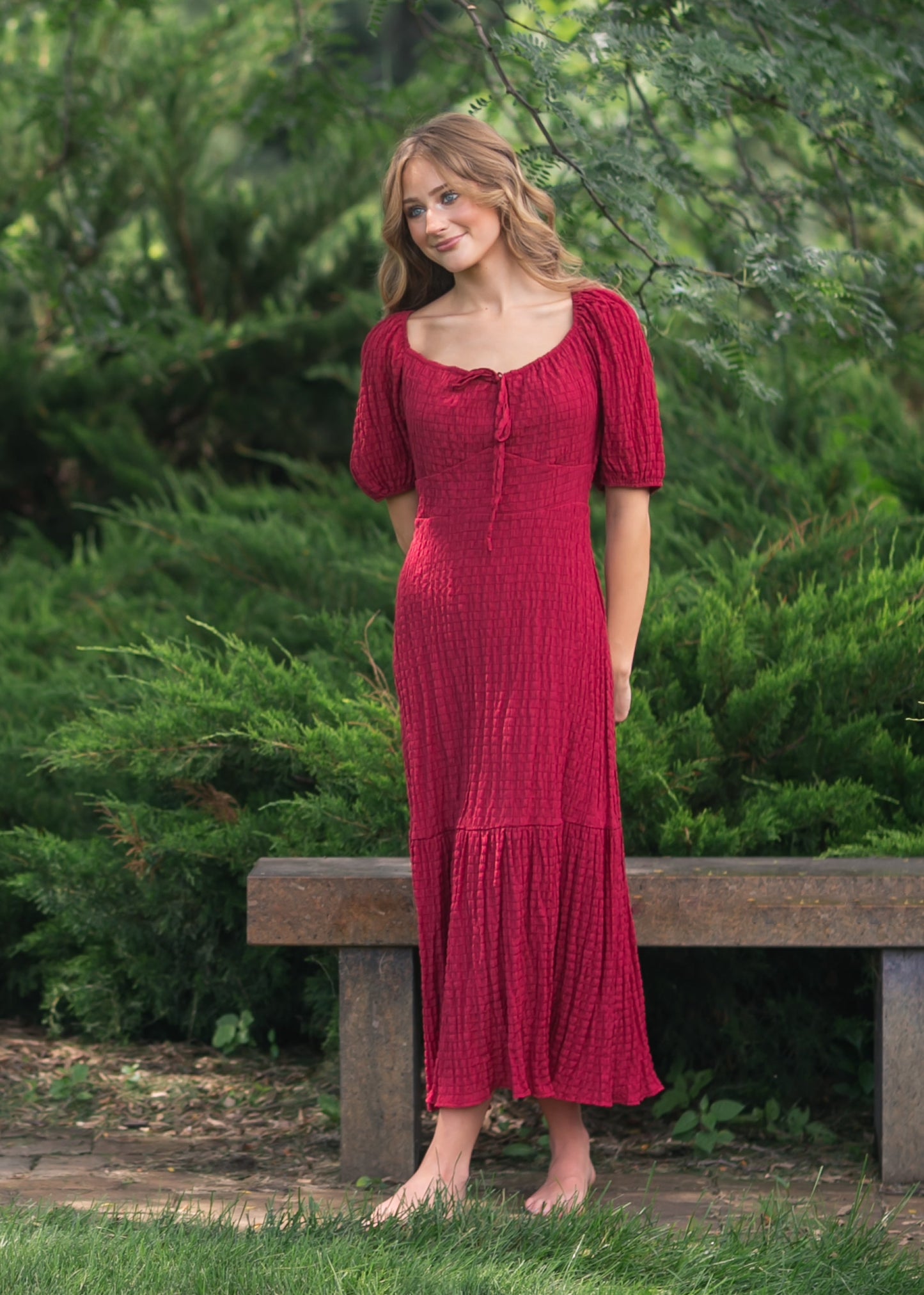 Textured Woven Maxi Dress - FINAL SALE