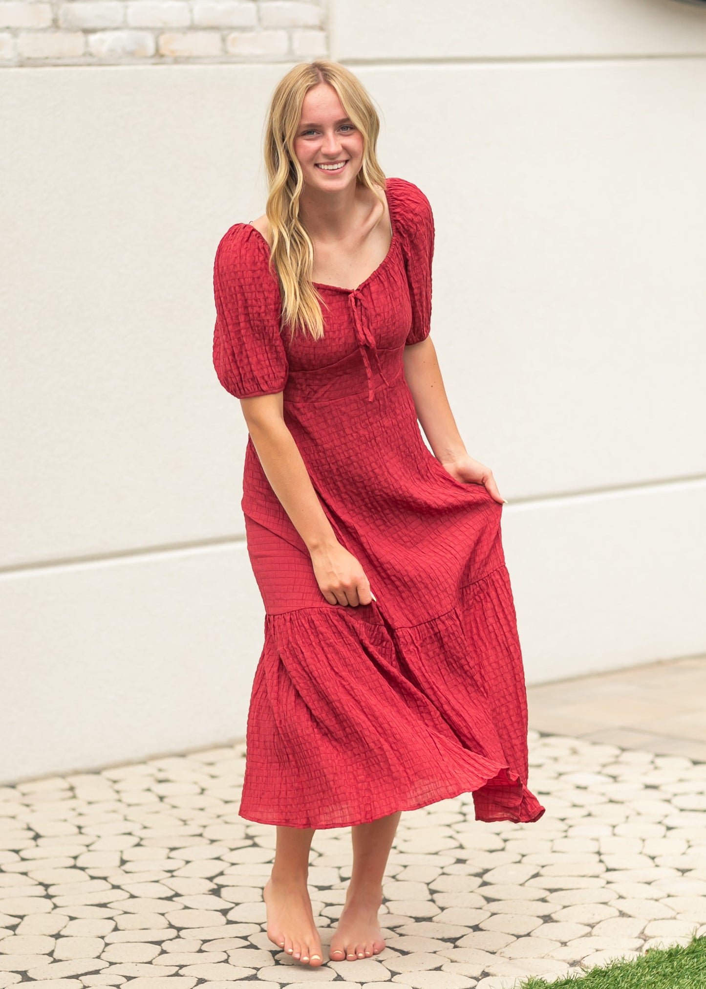 Textured Woven Maxi Dress - FINAL SALE