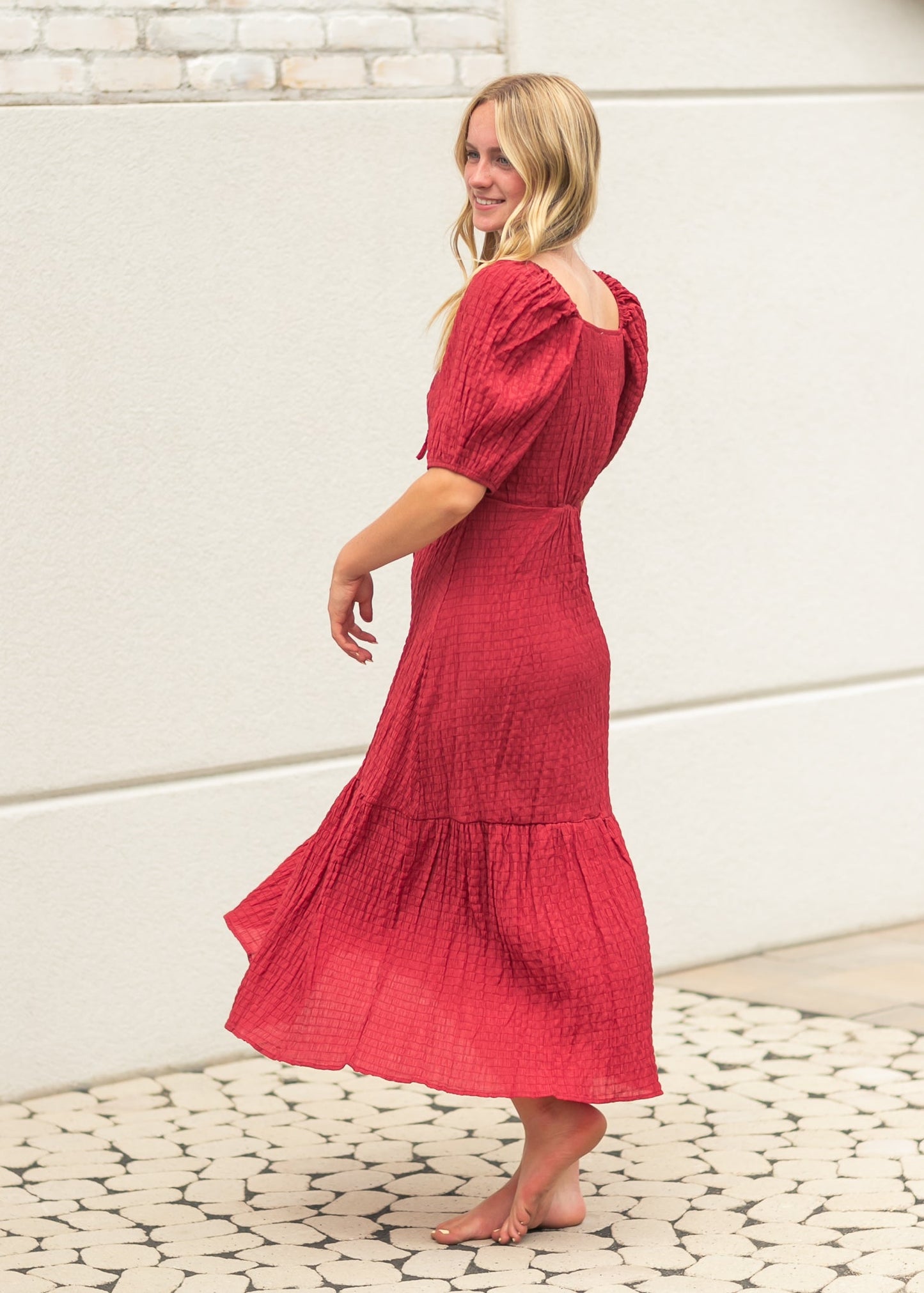 Textured Woven Maxi Dress - FINAL SALE