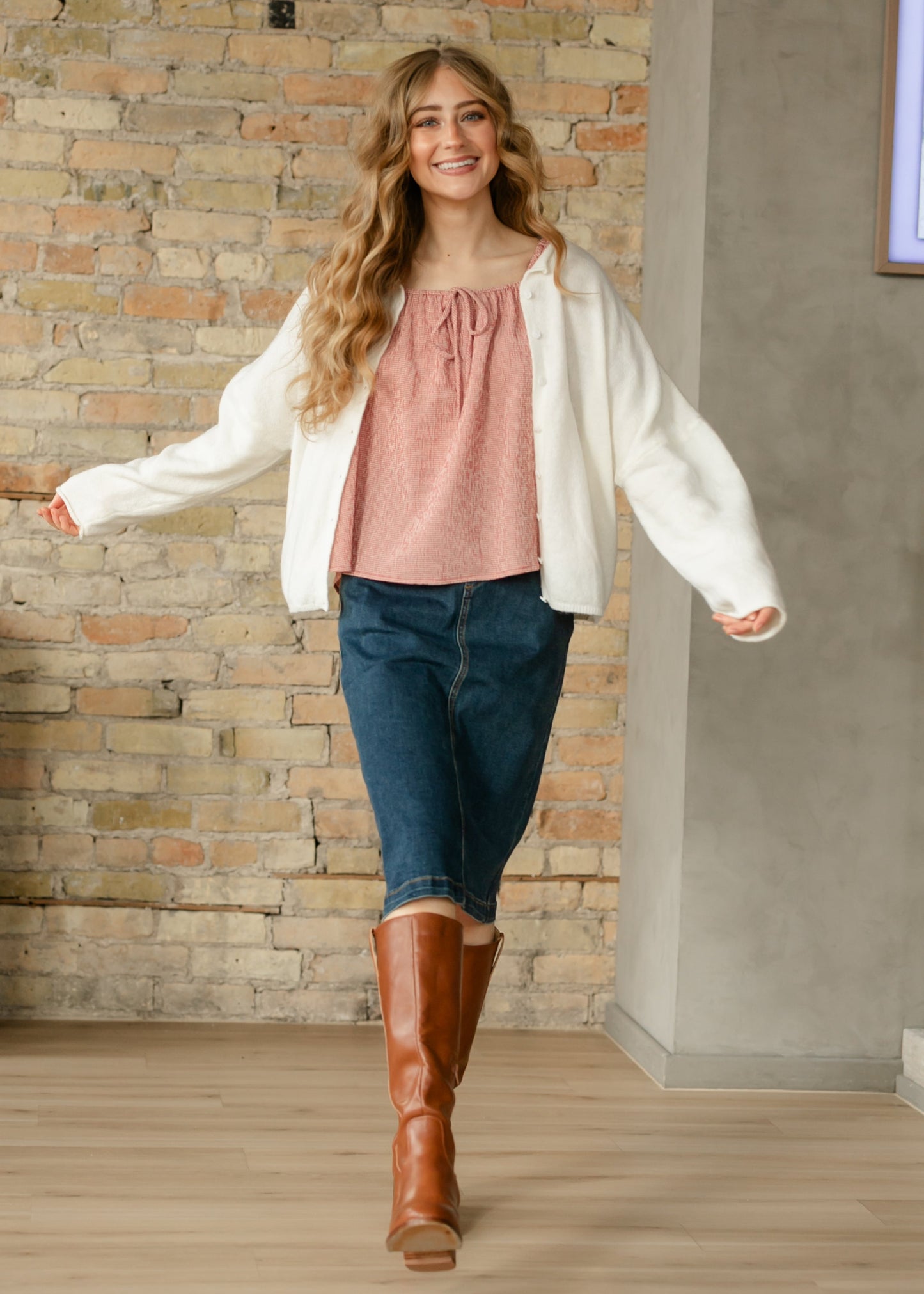 Things Between® Alix Square Neck Puff Sleeve Top - FINAL SALE