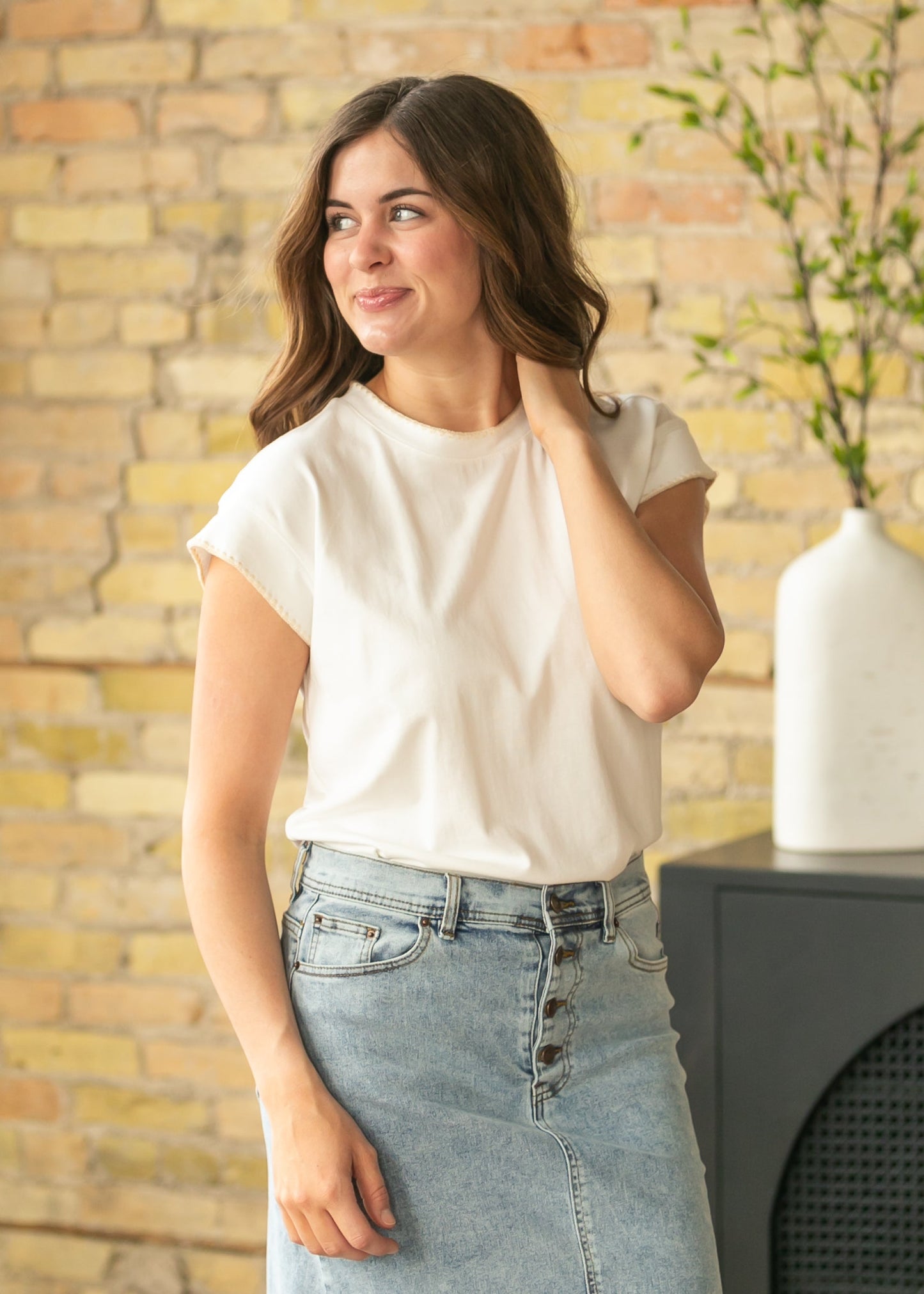 Thread & Supply® Indra Short Sleeve Top