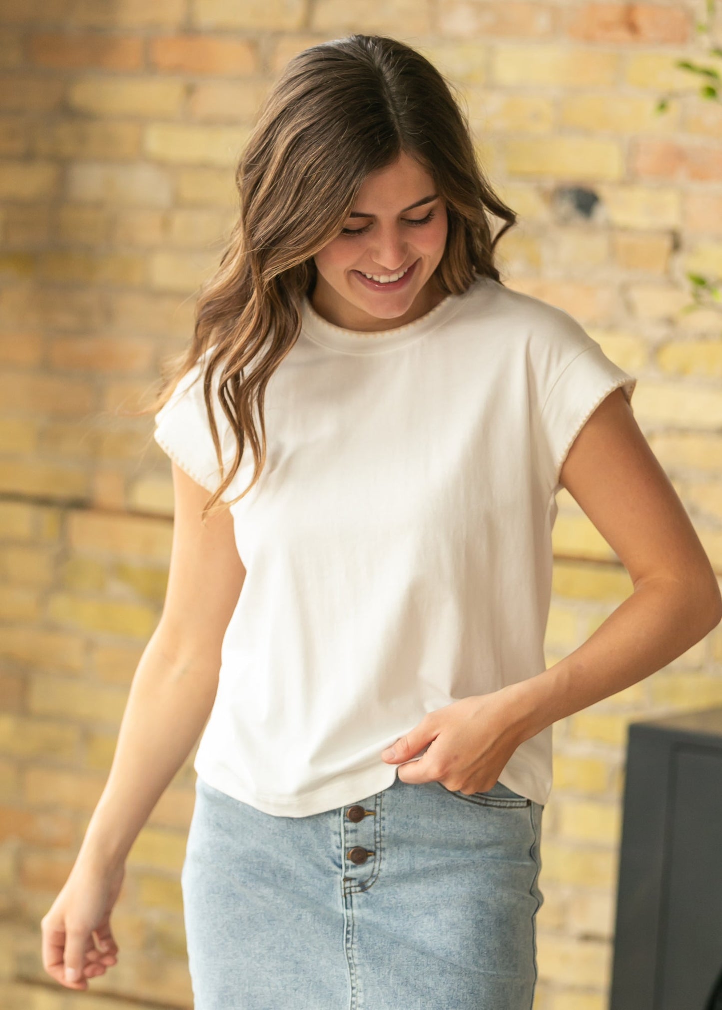 Thread & Supply® Indra Short Sleeve Top