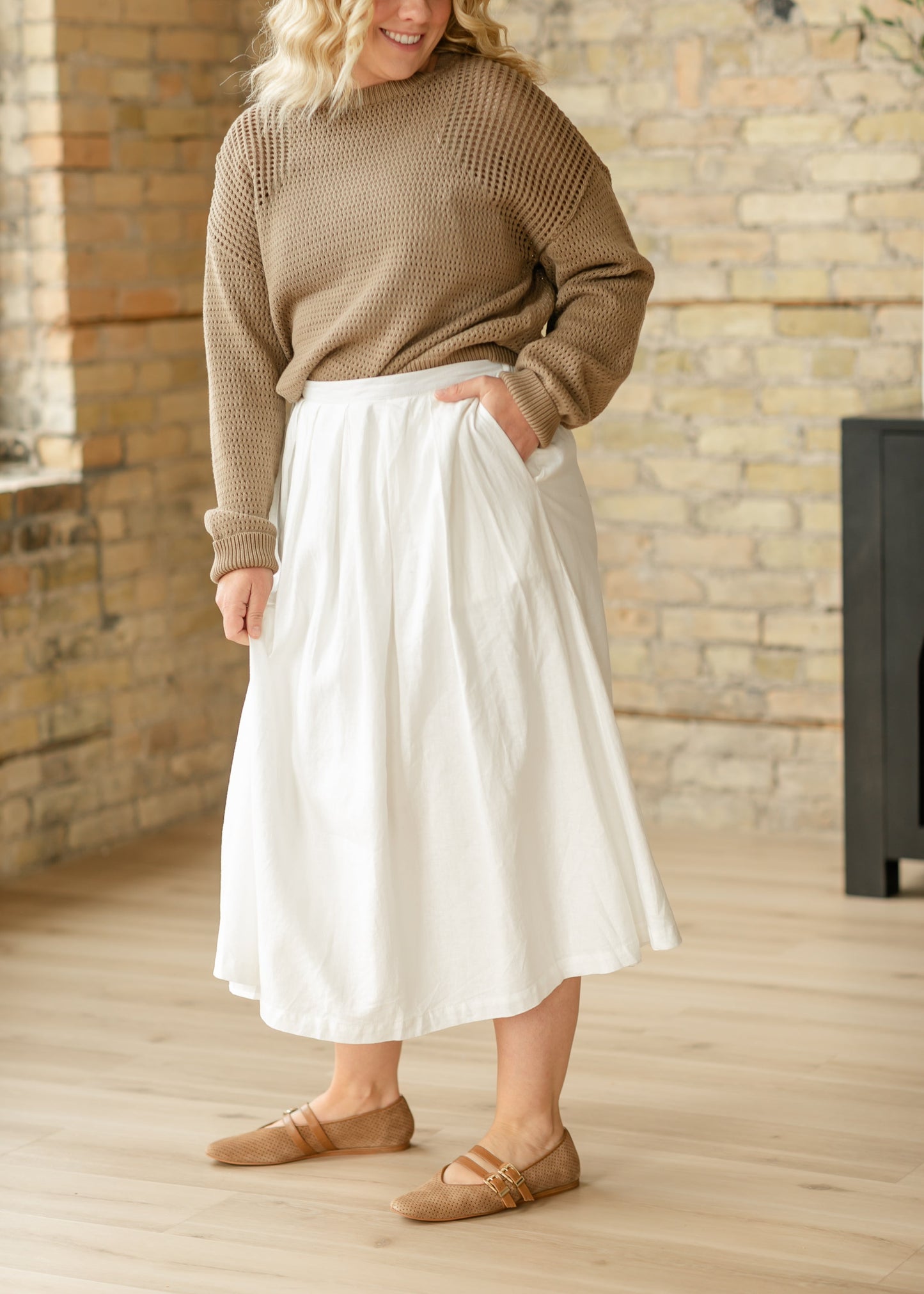 Thread & Supply® Lydia Linen Blend Maxi Skirt - FINAL SALE