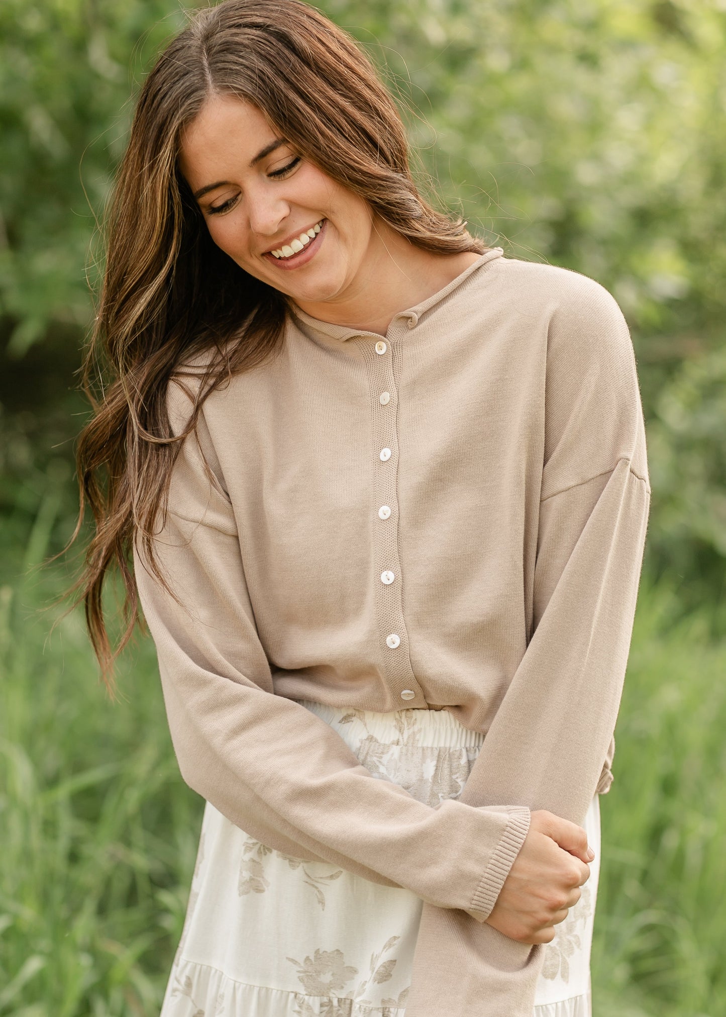 Toby Button Front Cardigan - FINAL SALE