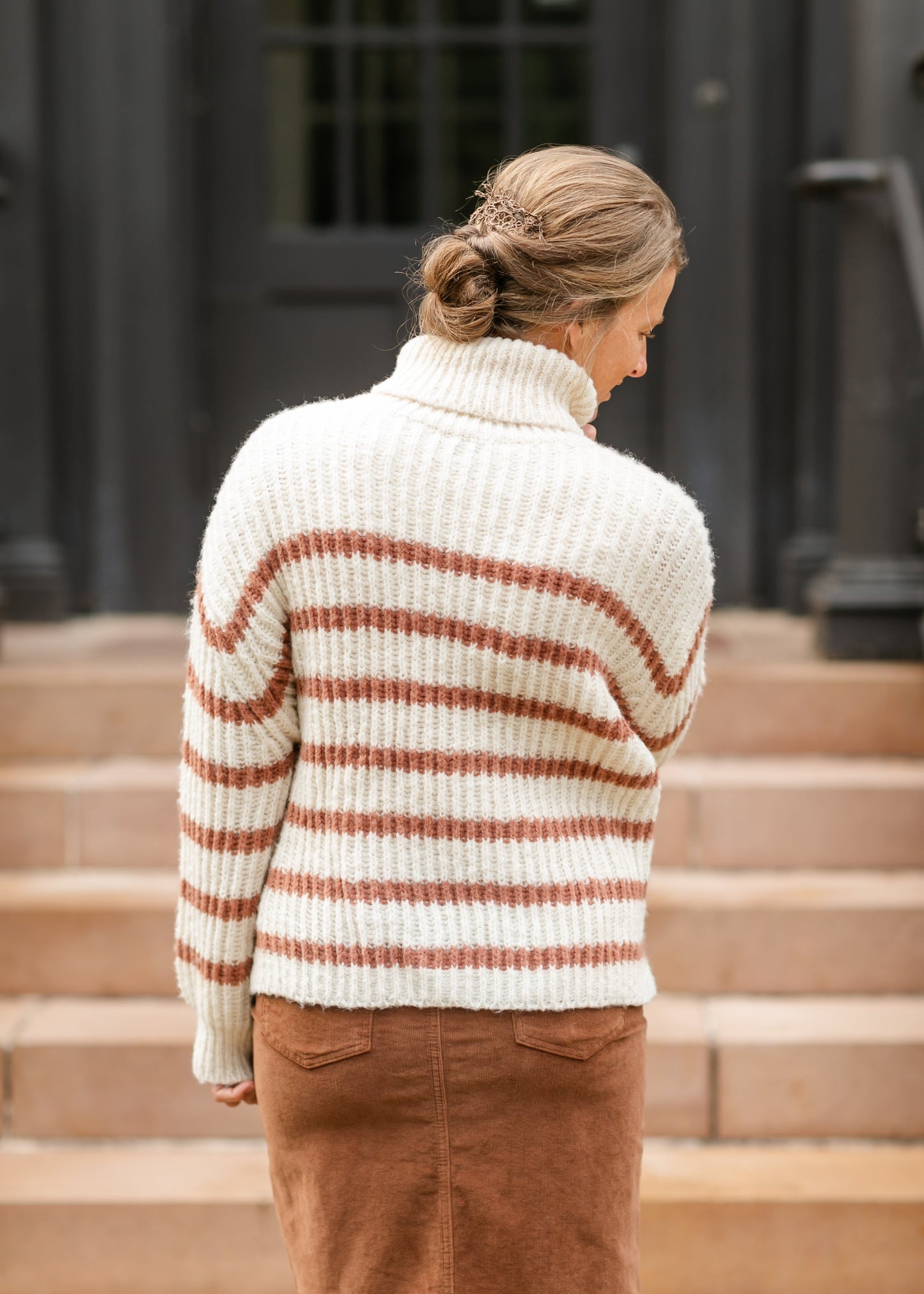 Turtleneck Striped Sweater - FINAL SALE
