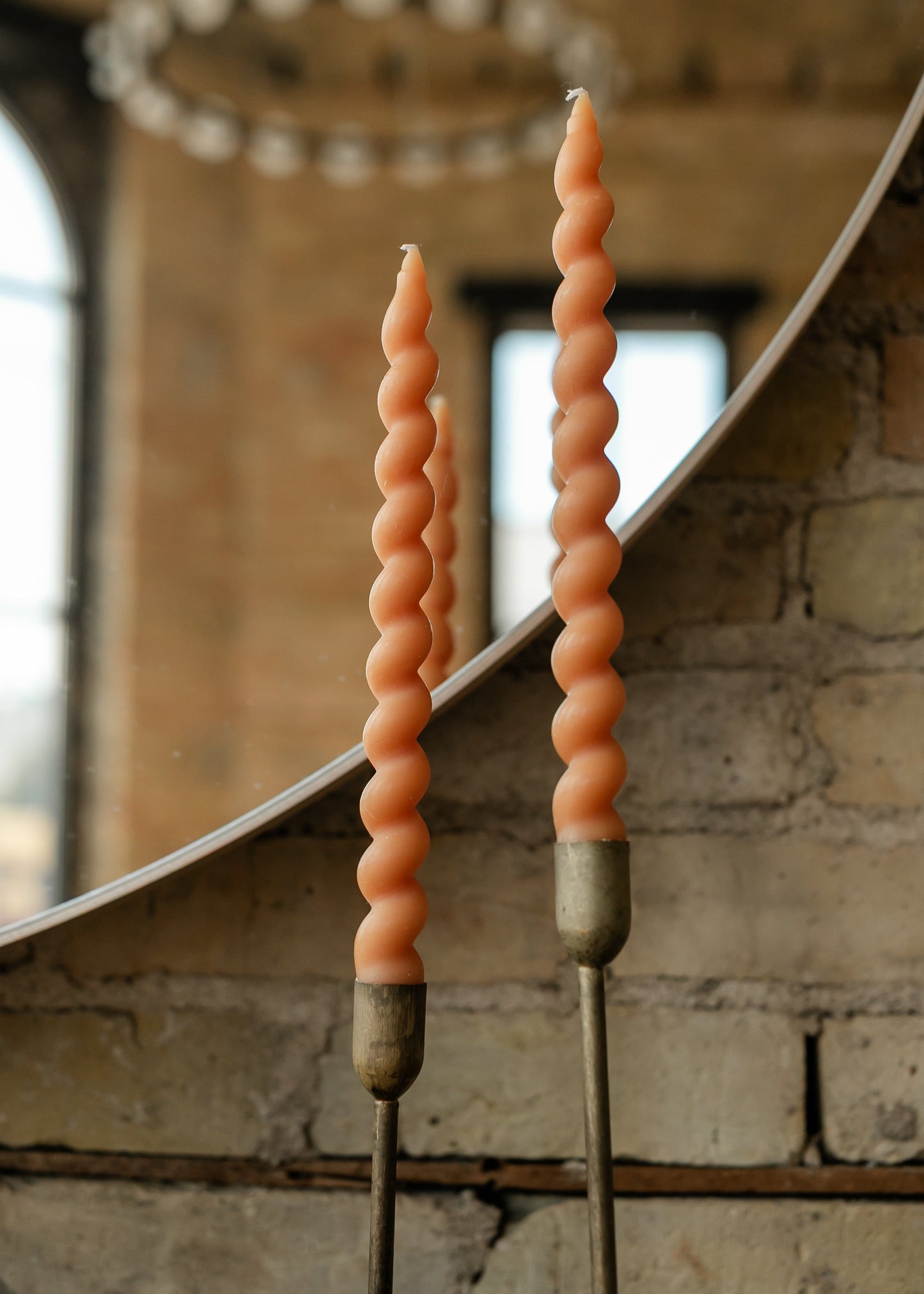 Twisted Taper Candle Set of 2 - FINAL SALE