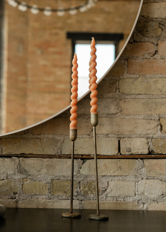 Twisted Taper Candle Set of 2 - FINAL SALE