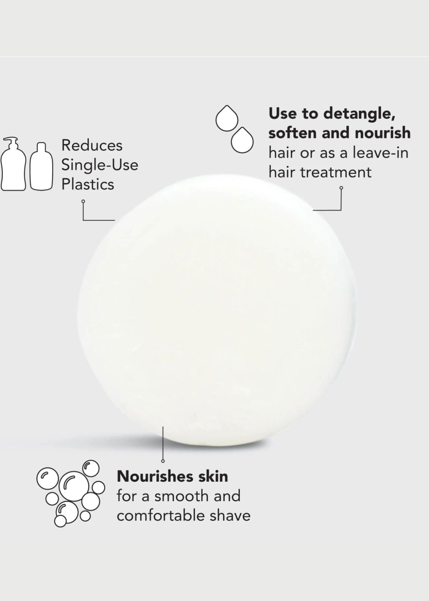 Kitsch™ Ultra Sensitive Solid Conditioner & Shave Bar