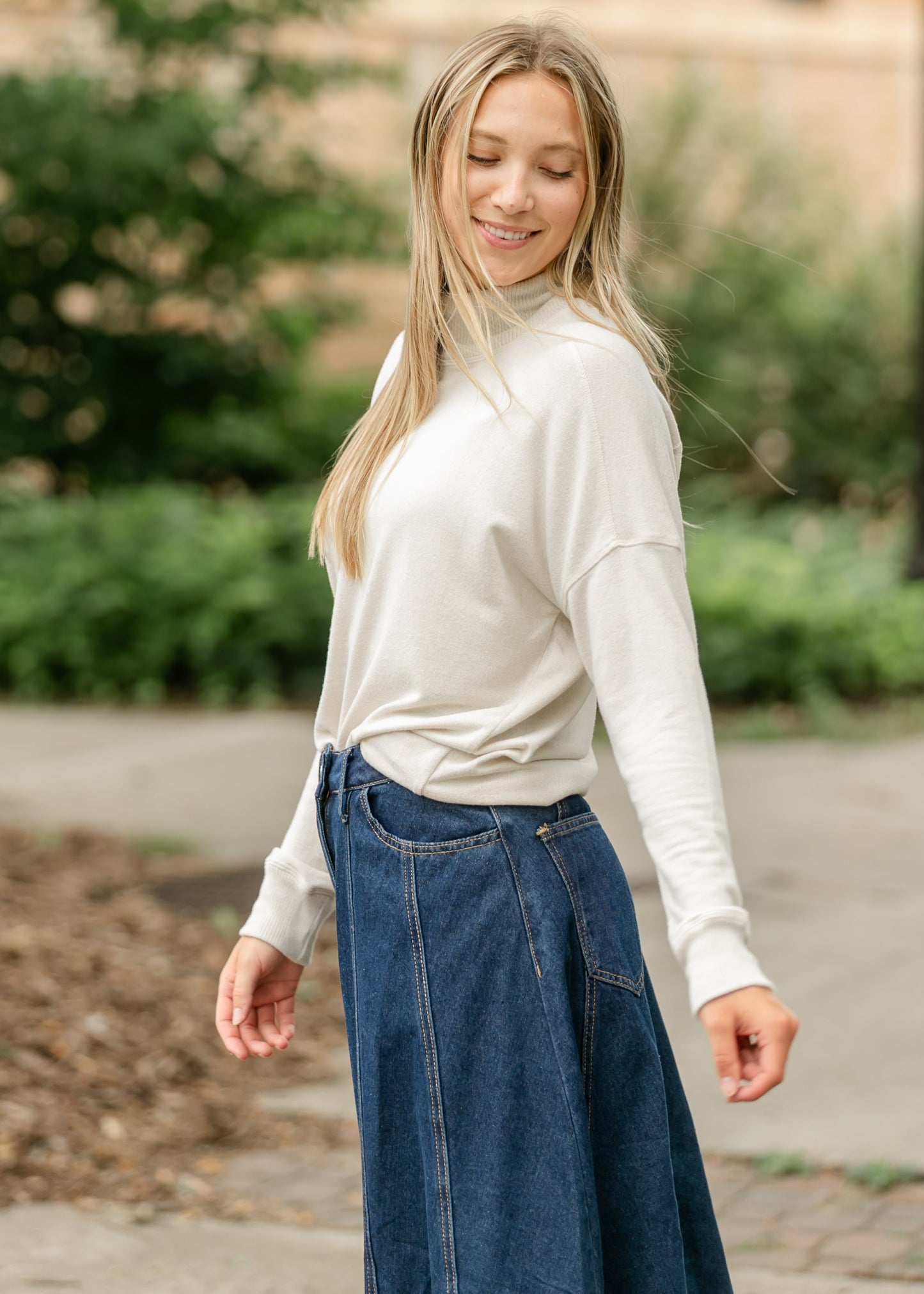 Ultra Soft Turtleneck Tee