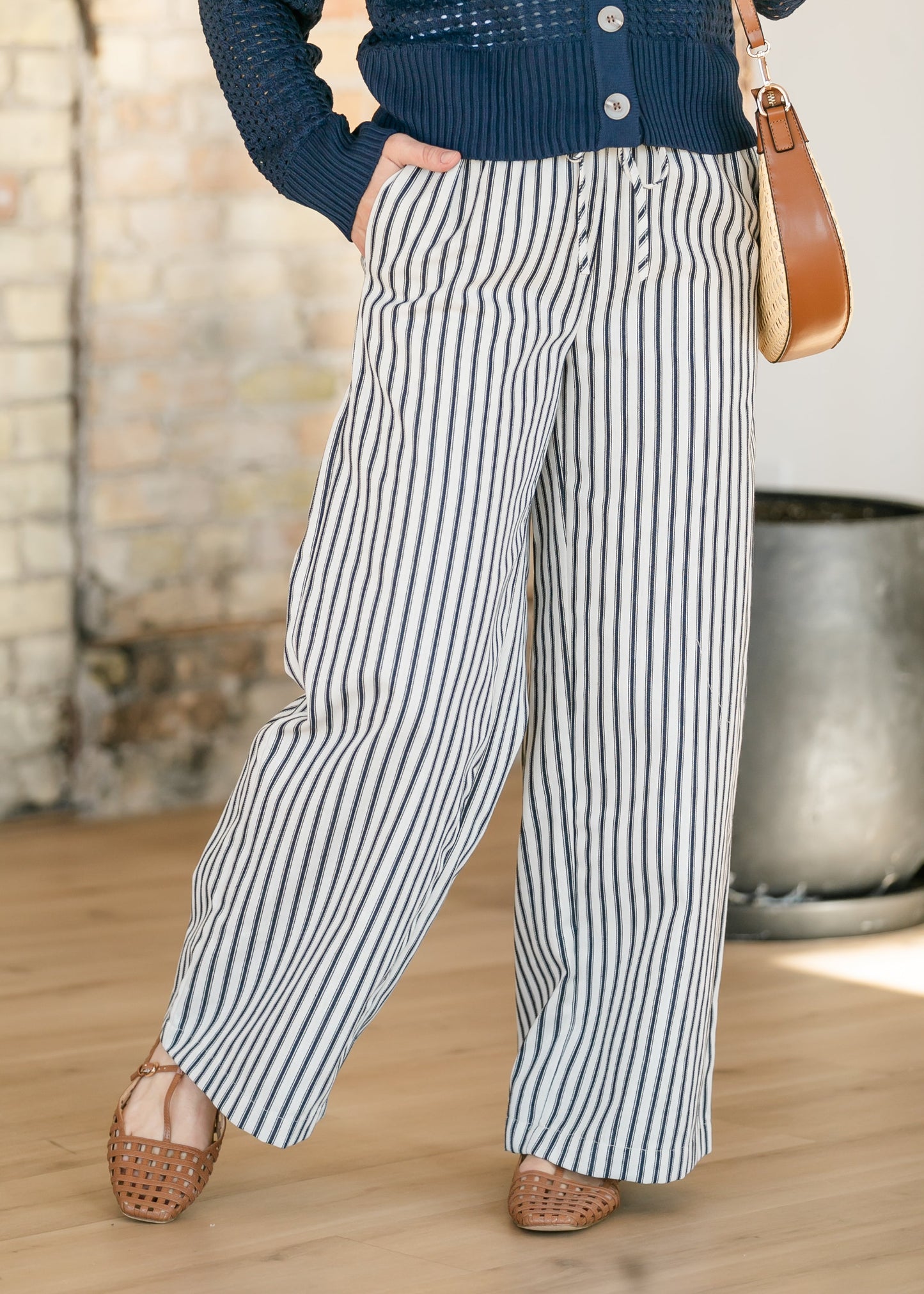 Ultra Wide Tie Waist Pant