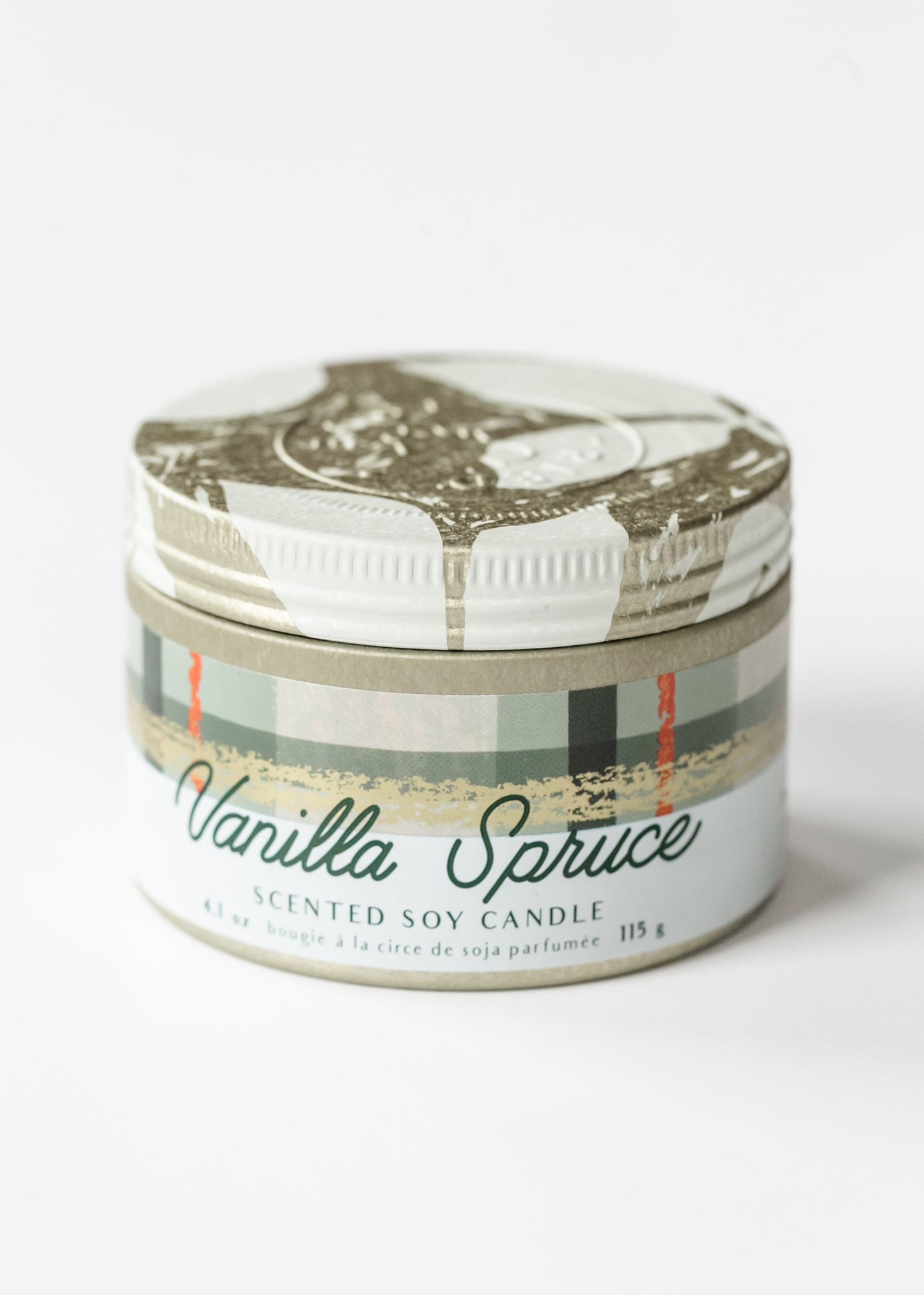 Vanilla Spruce Small Tin Candle - FINAL SALE