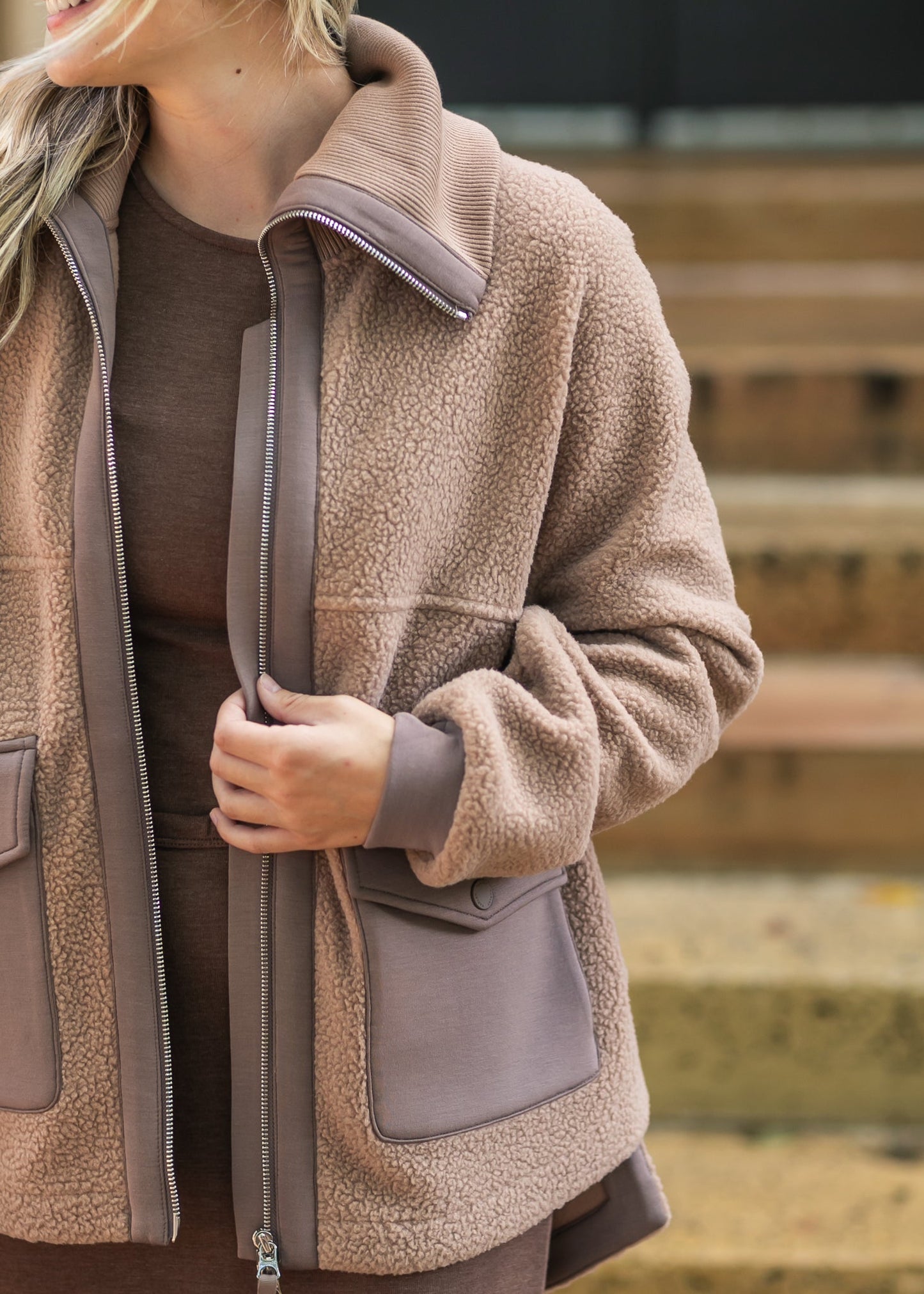 Varley® Eleanor Patch Pocket Fleece - FINAL SALE