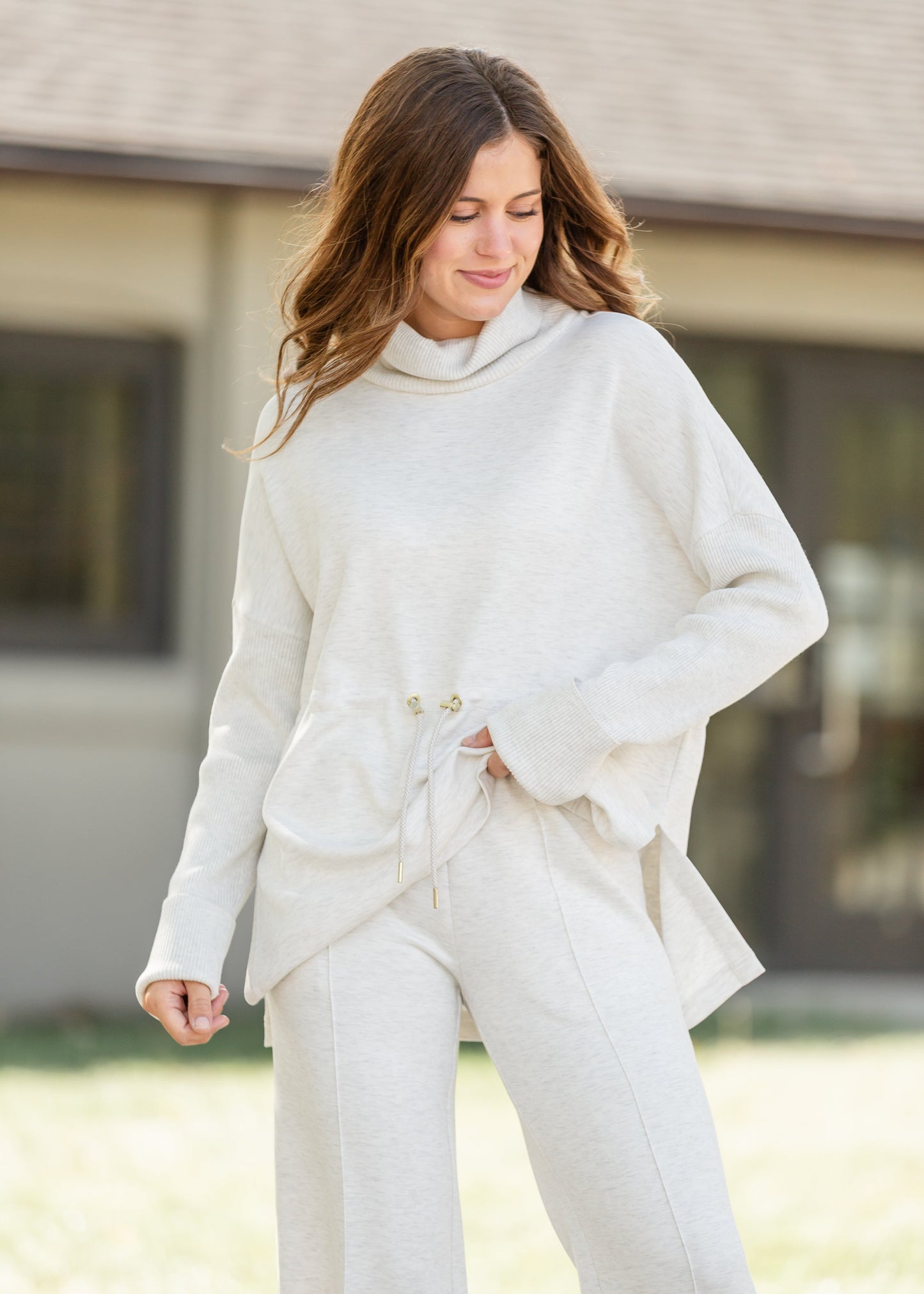 Varley® Ethel Cinch Waist Sweater