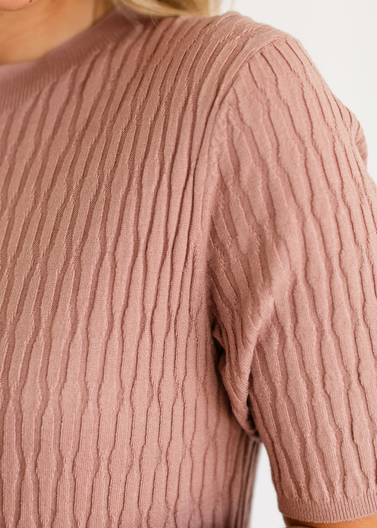 VARLEY® Fara Textured Knit Midi Dress
