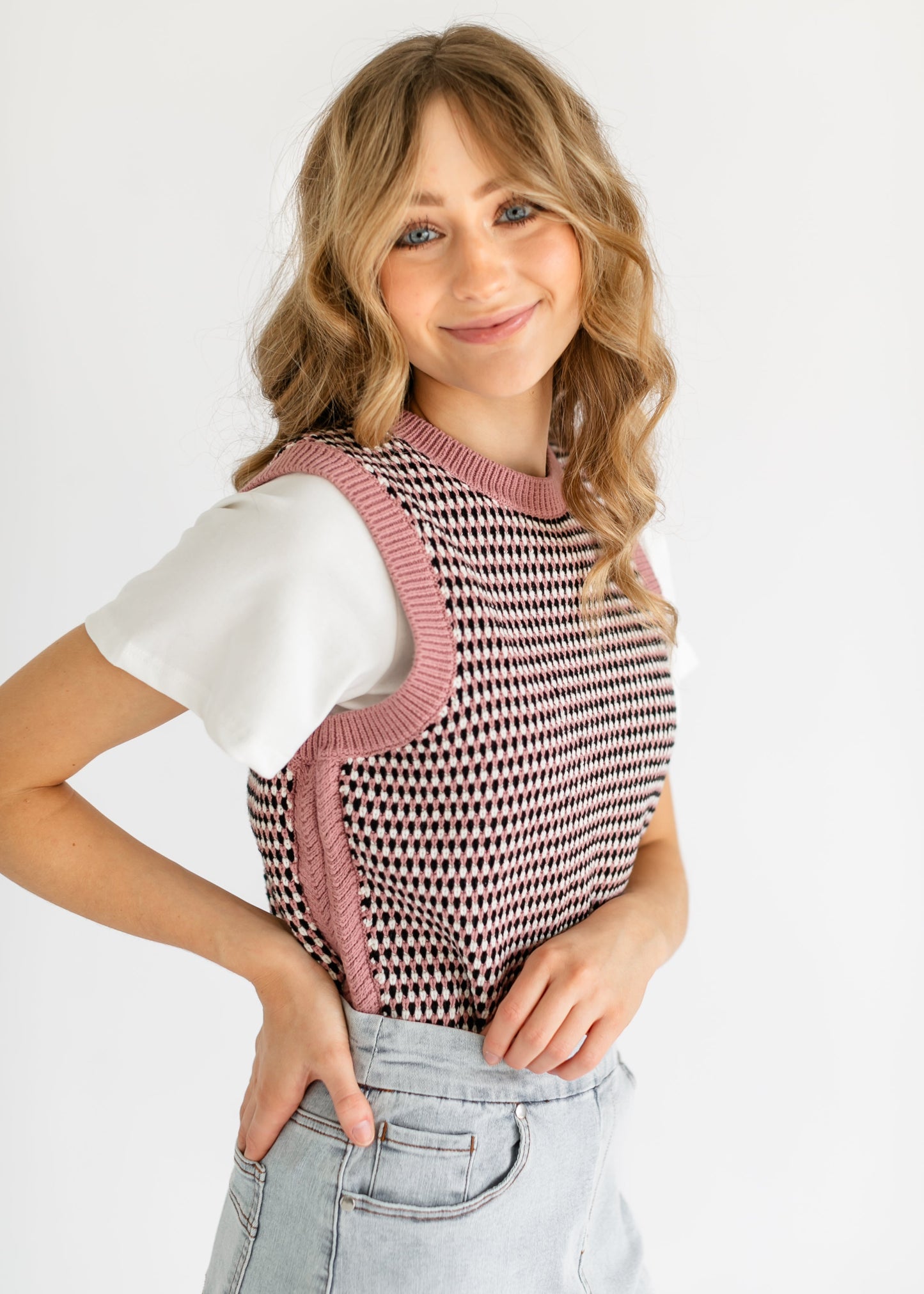 VARLEY® Knowles Textured Knit Vest - FINAL SALE