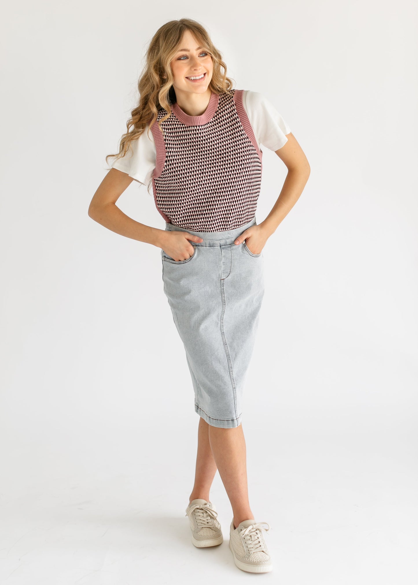 VARLEY® Knowles Textured Knit Vest - FINAL SALE