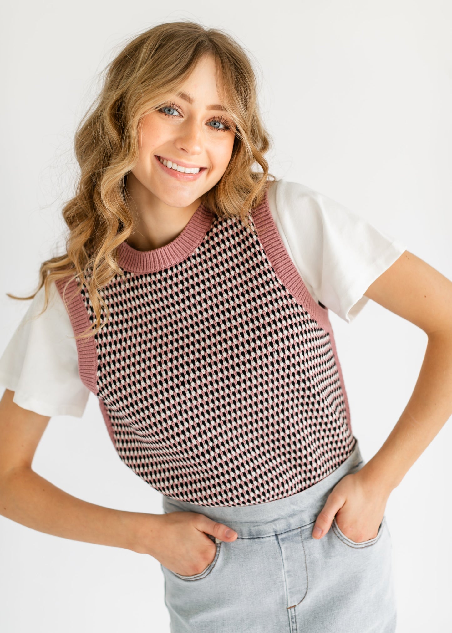 VARLEY® Knowles Textured Knit Vest - FINAL SALE