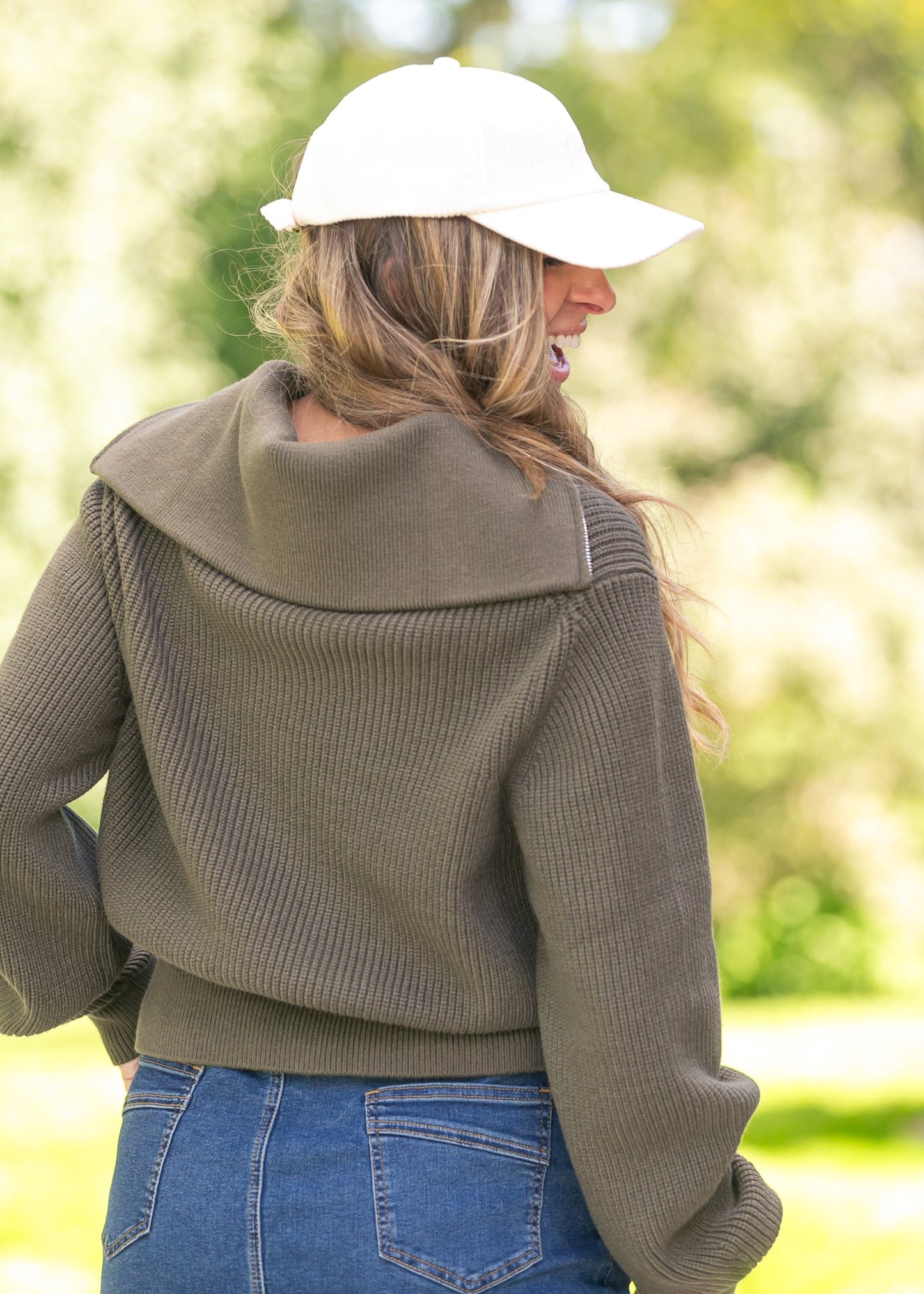Varley® Maura Half-Zip Rib Knit Sweater - FINAL SALE