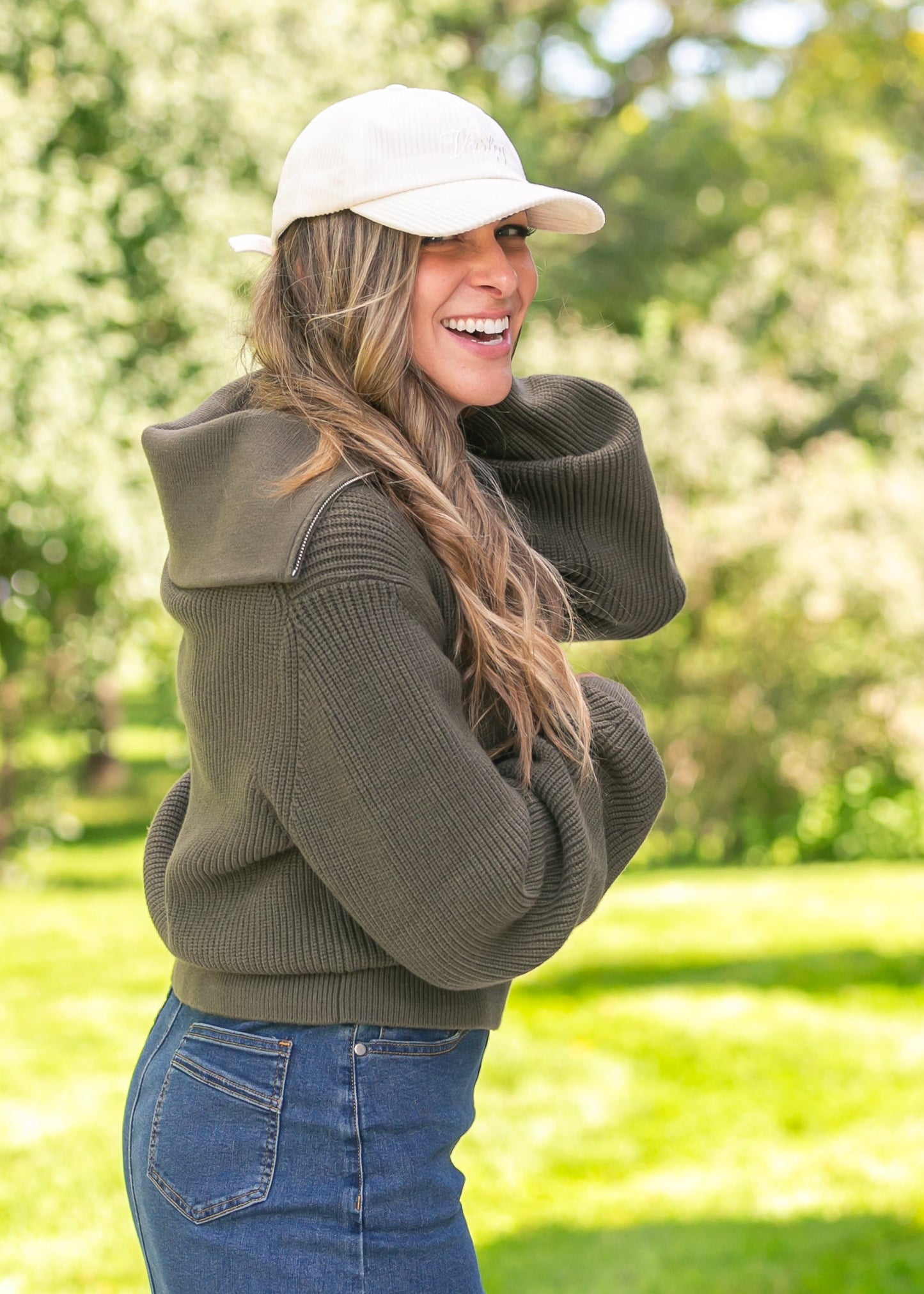 Varley® Maura Half-Zip Rib Knit Sweater - FINAL SALE