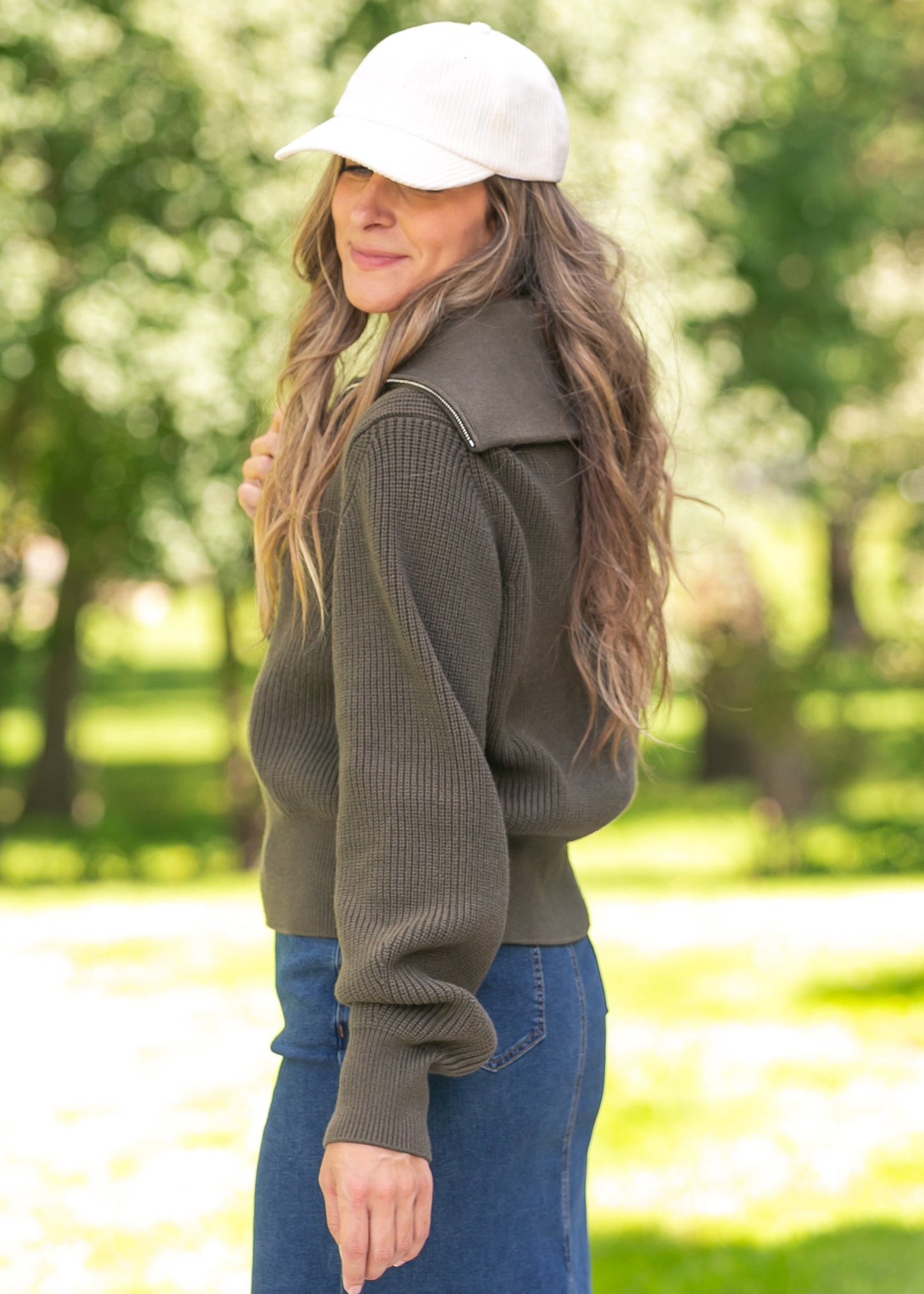 Varley® Maura Half-Zip Rib Knit Sweater - FINAL SALE