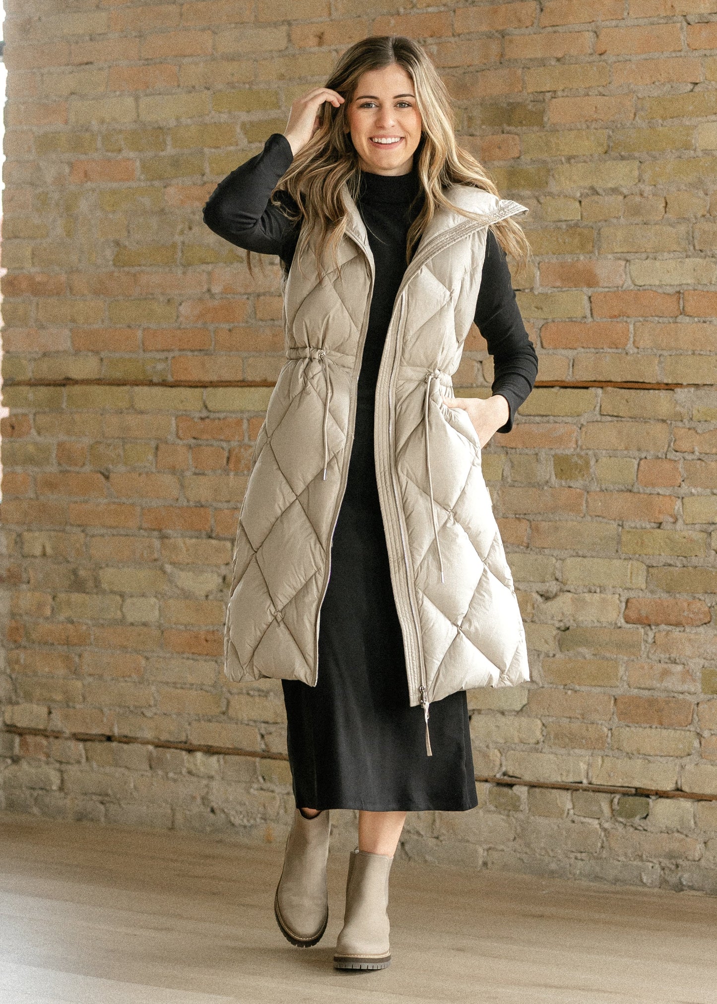 Varley® Navine Long Down Gilet