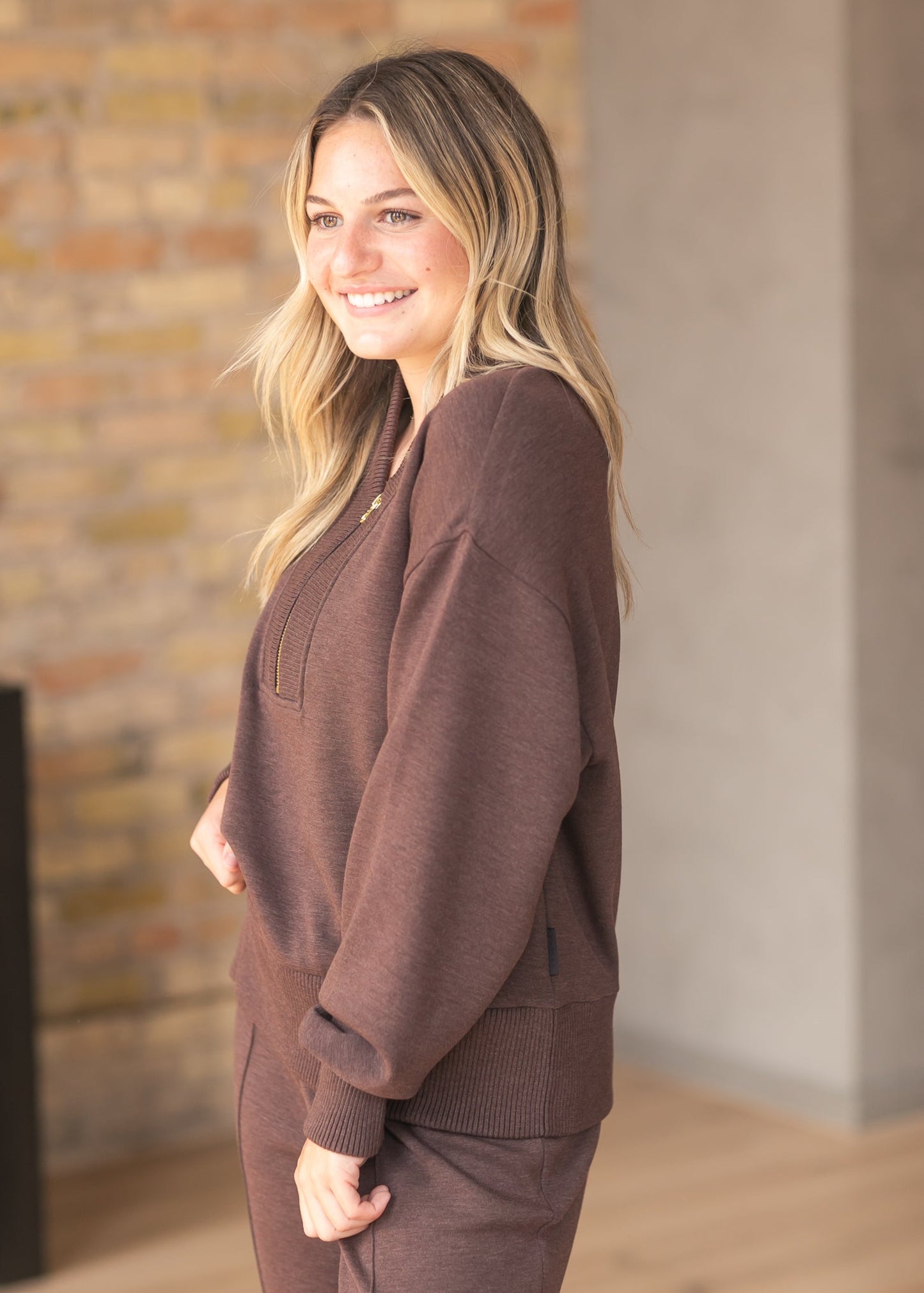 Varley® Sally Half Zip Sweatshirt - FINAL SALE