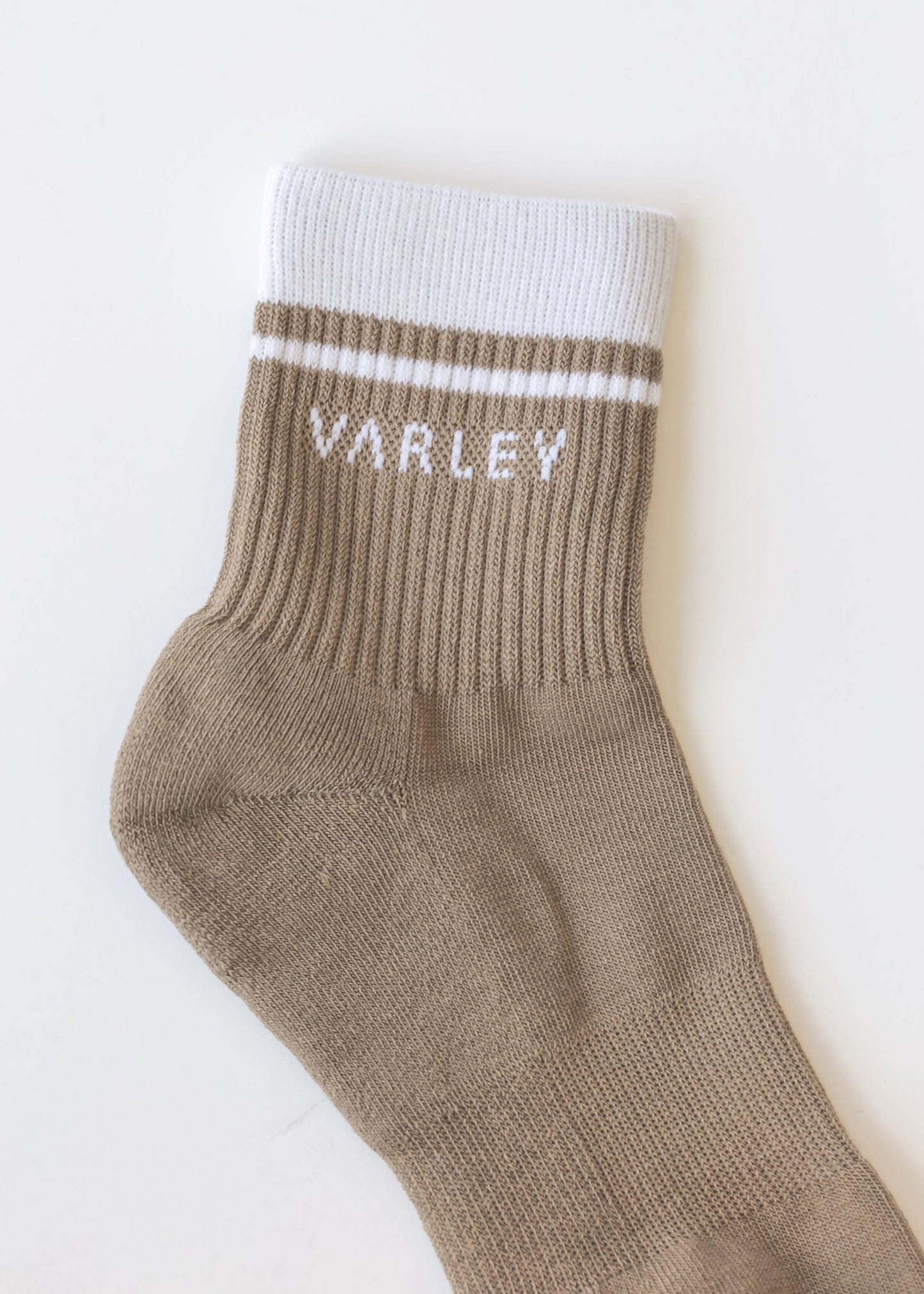Varley® Taupe Lenni Half Crew Sock