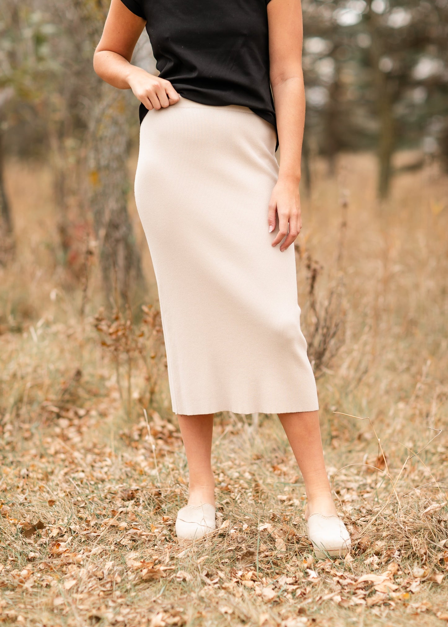 Vera Knit Midi Skirt - FINAL SALE