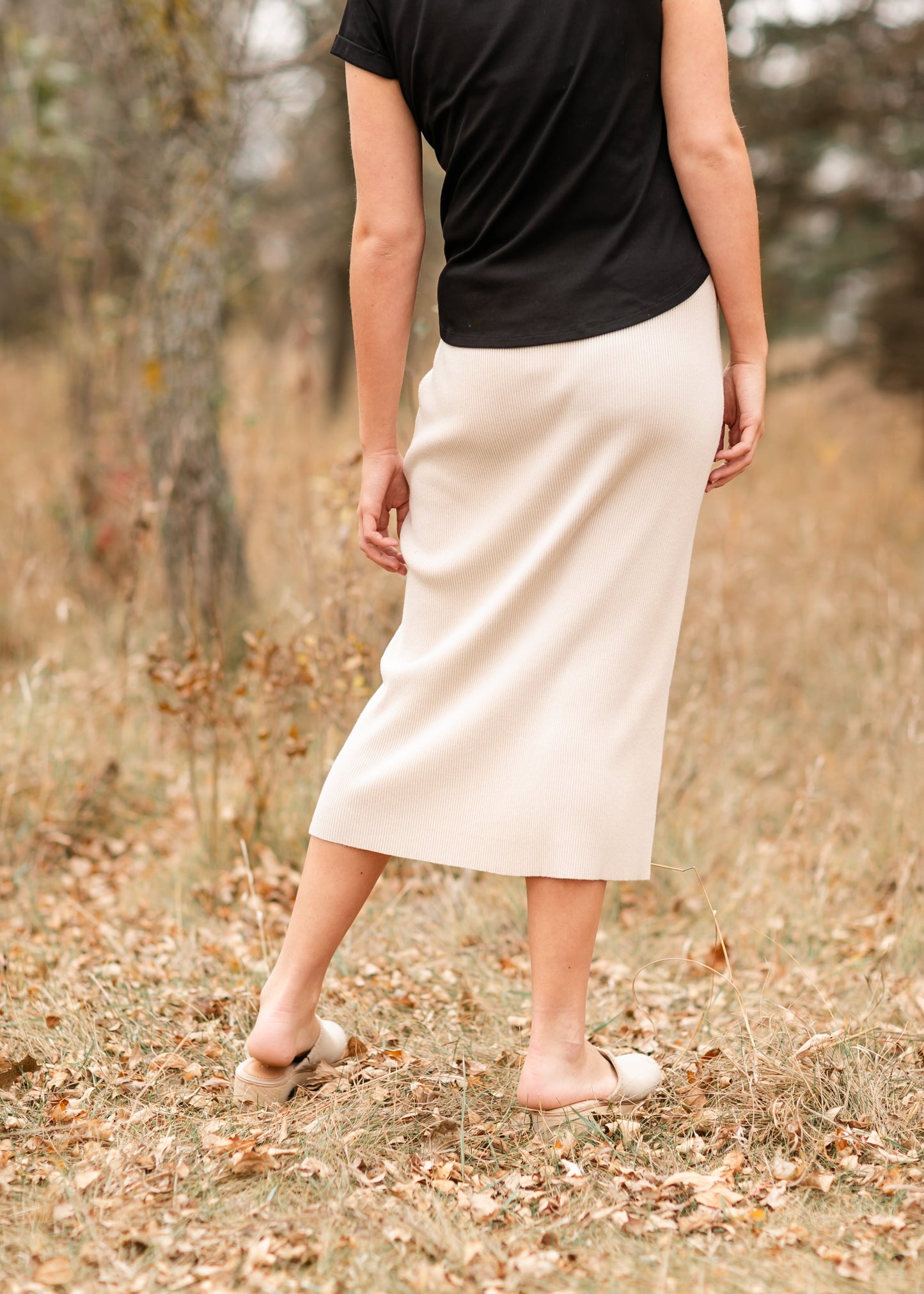 Vera Knit Midi Skirt - FINAL SALE