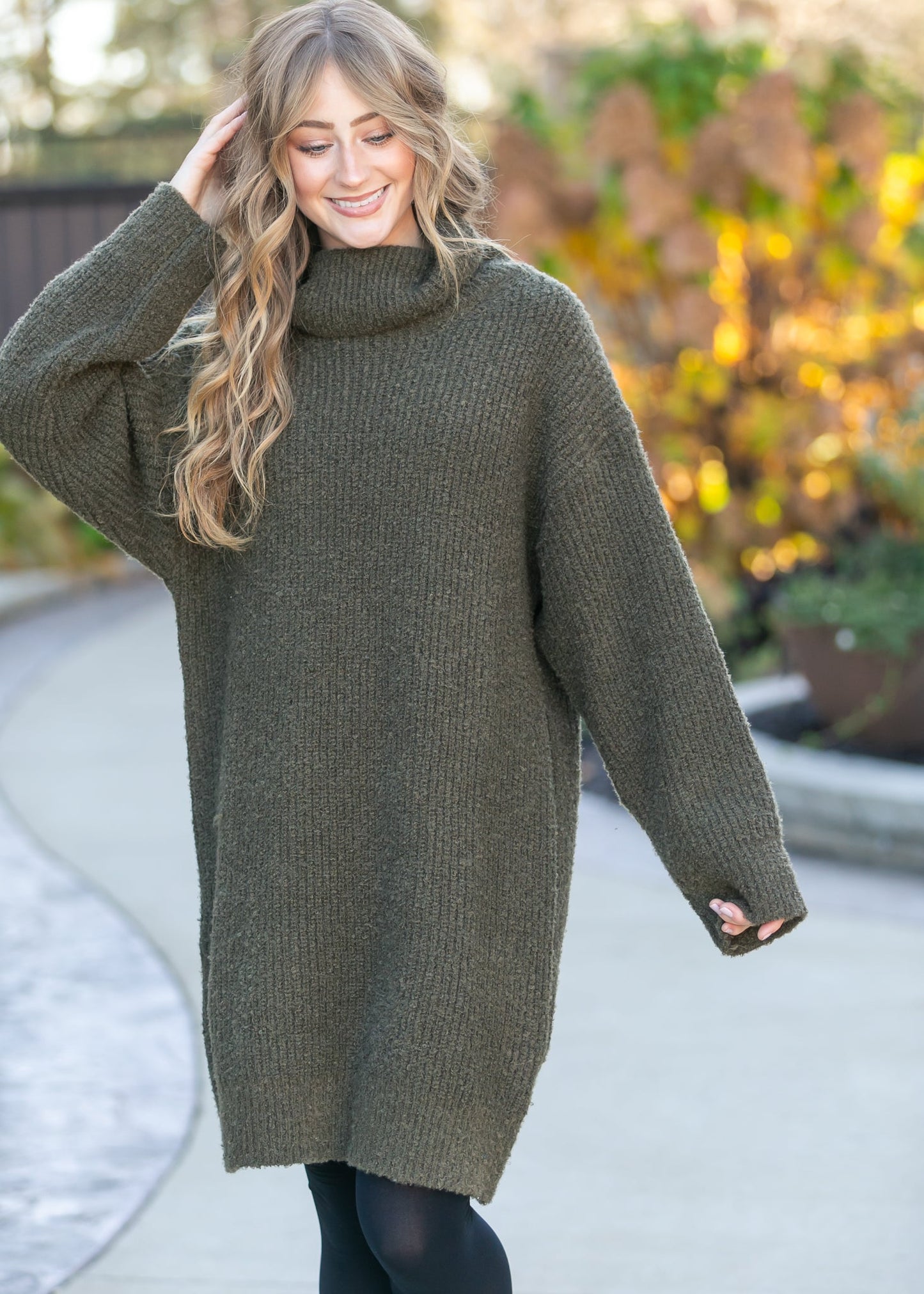 Verity Turtleneck Midi Dress