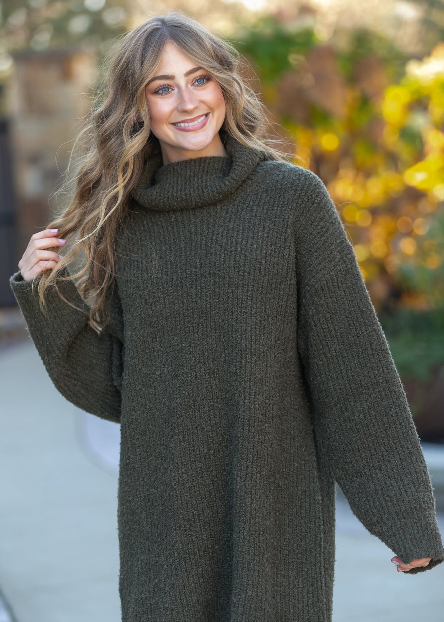 Verity Turtleneck Midi Dress