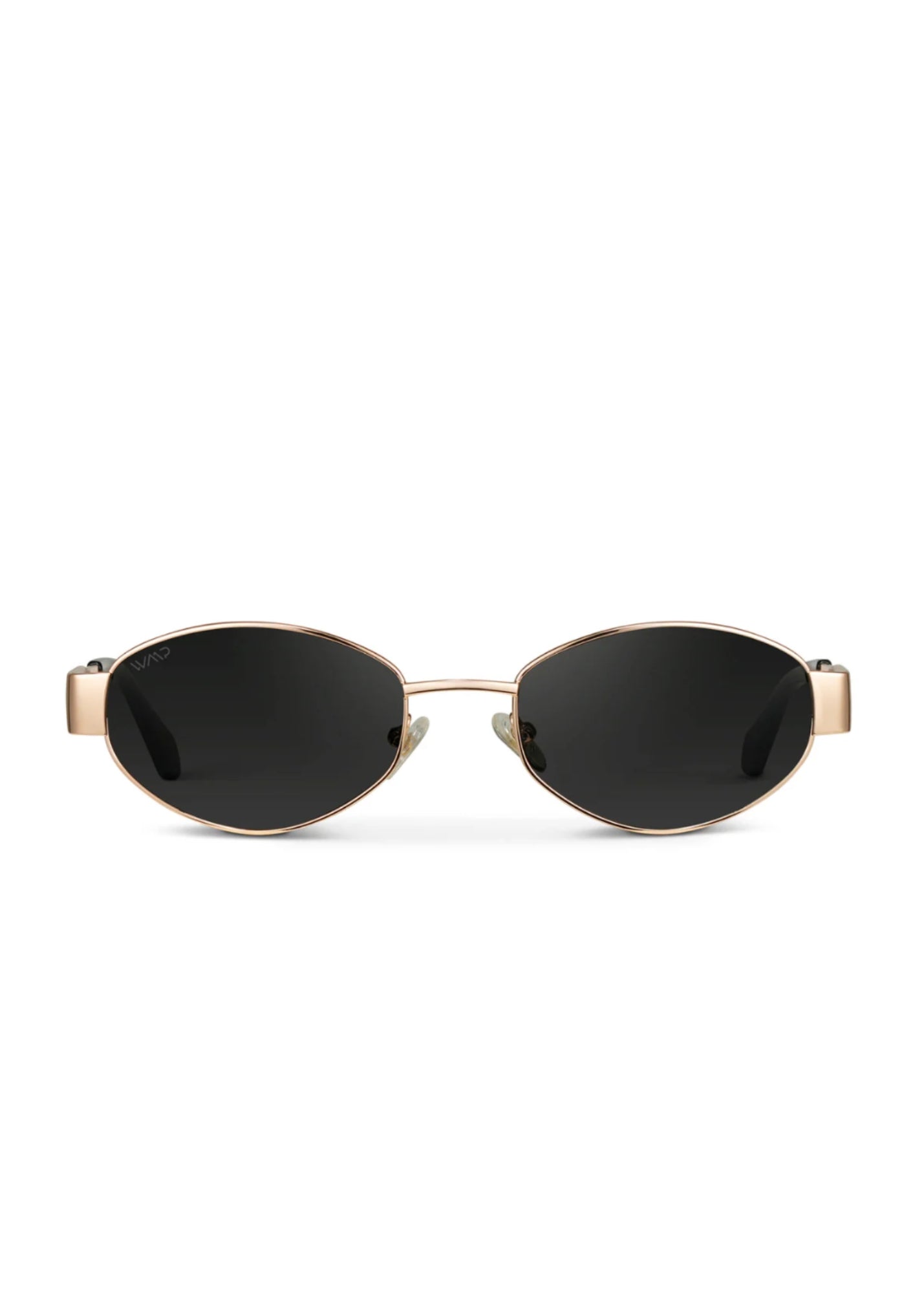 Verona Oval Stainless Steel Sunglasses