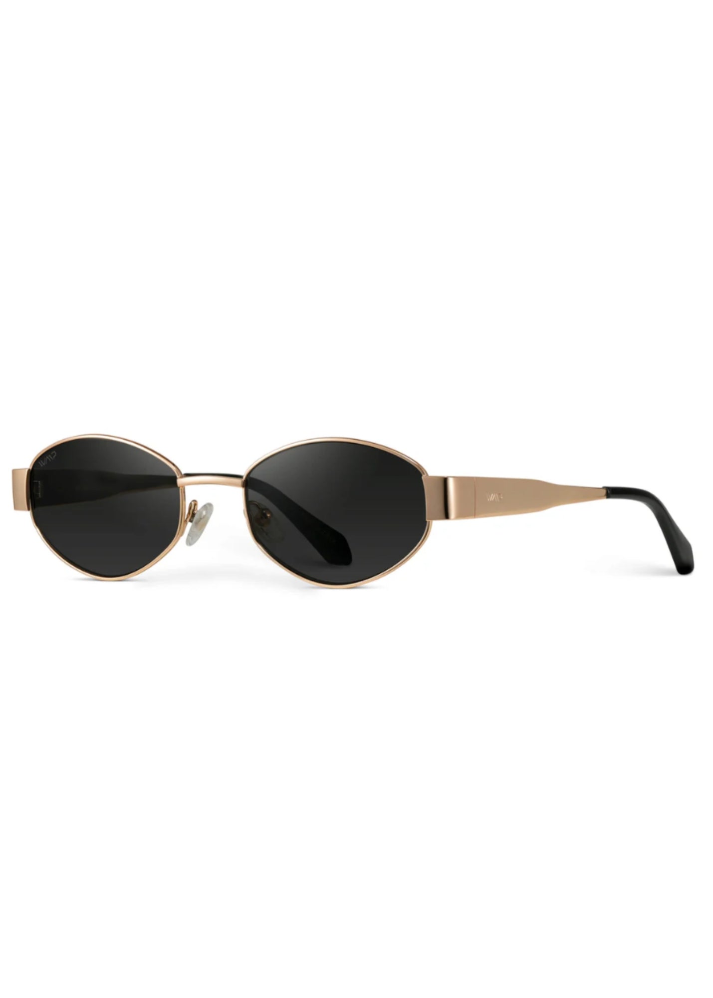 Verona Oval Stainless Steel Sunglasses