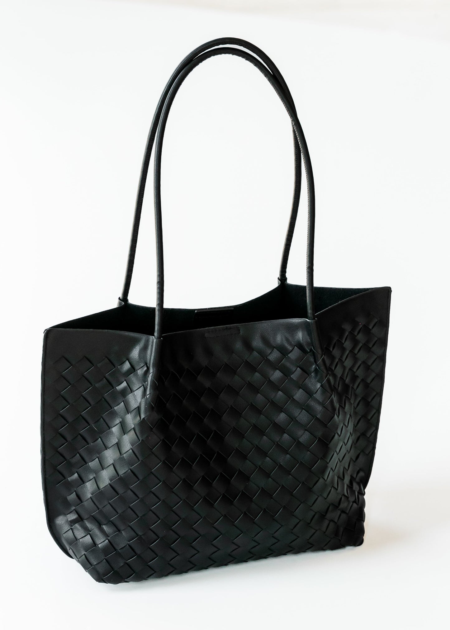 Victoria Black Recycled Vegan Tote Bag