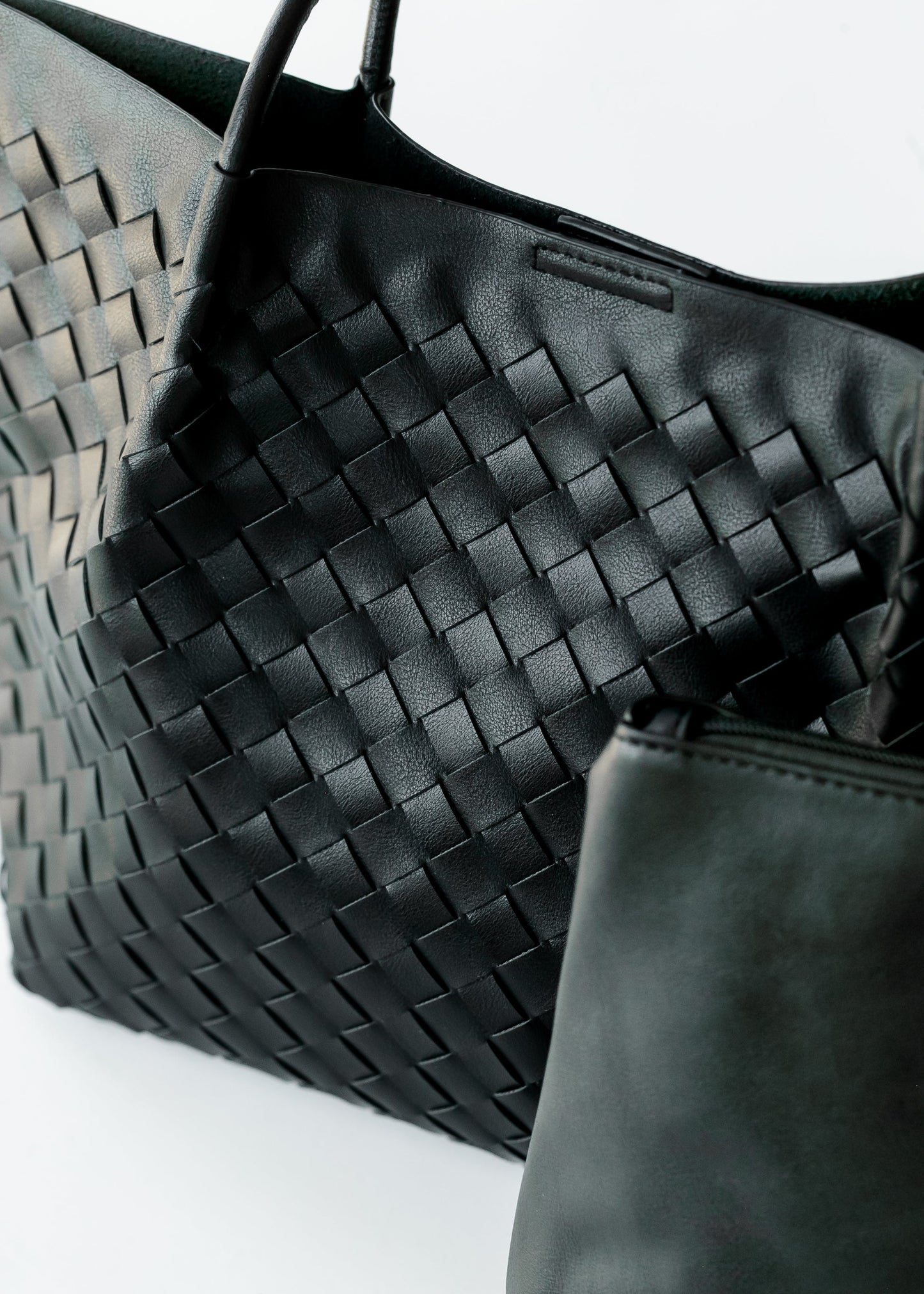 Victoria Black Recycled Vegan Tote Bag