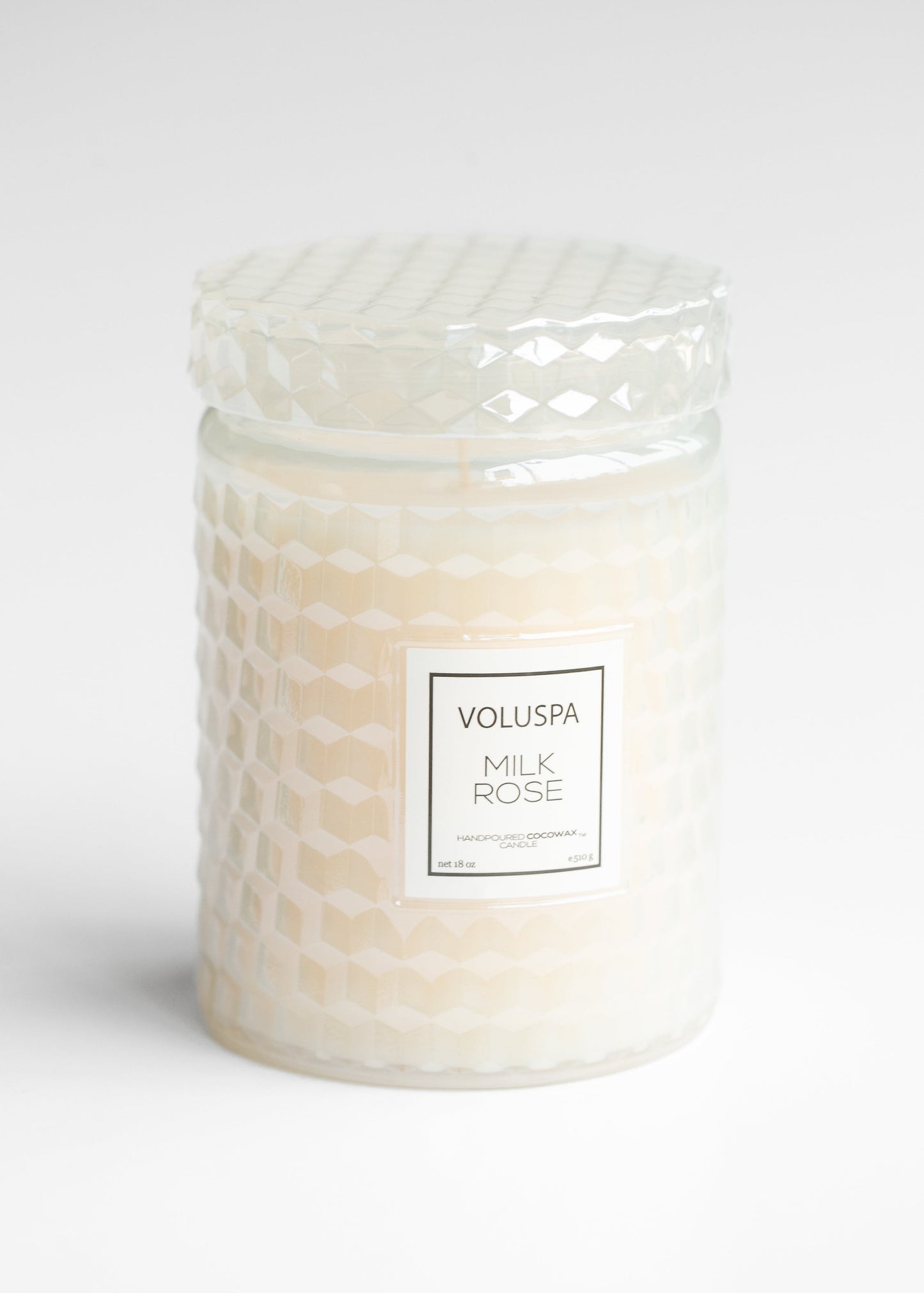 Voluspa® Milk Rose 18oz Large Jar Candle