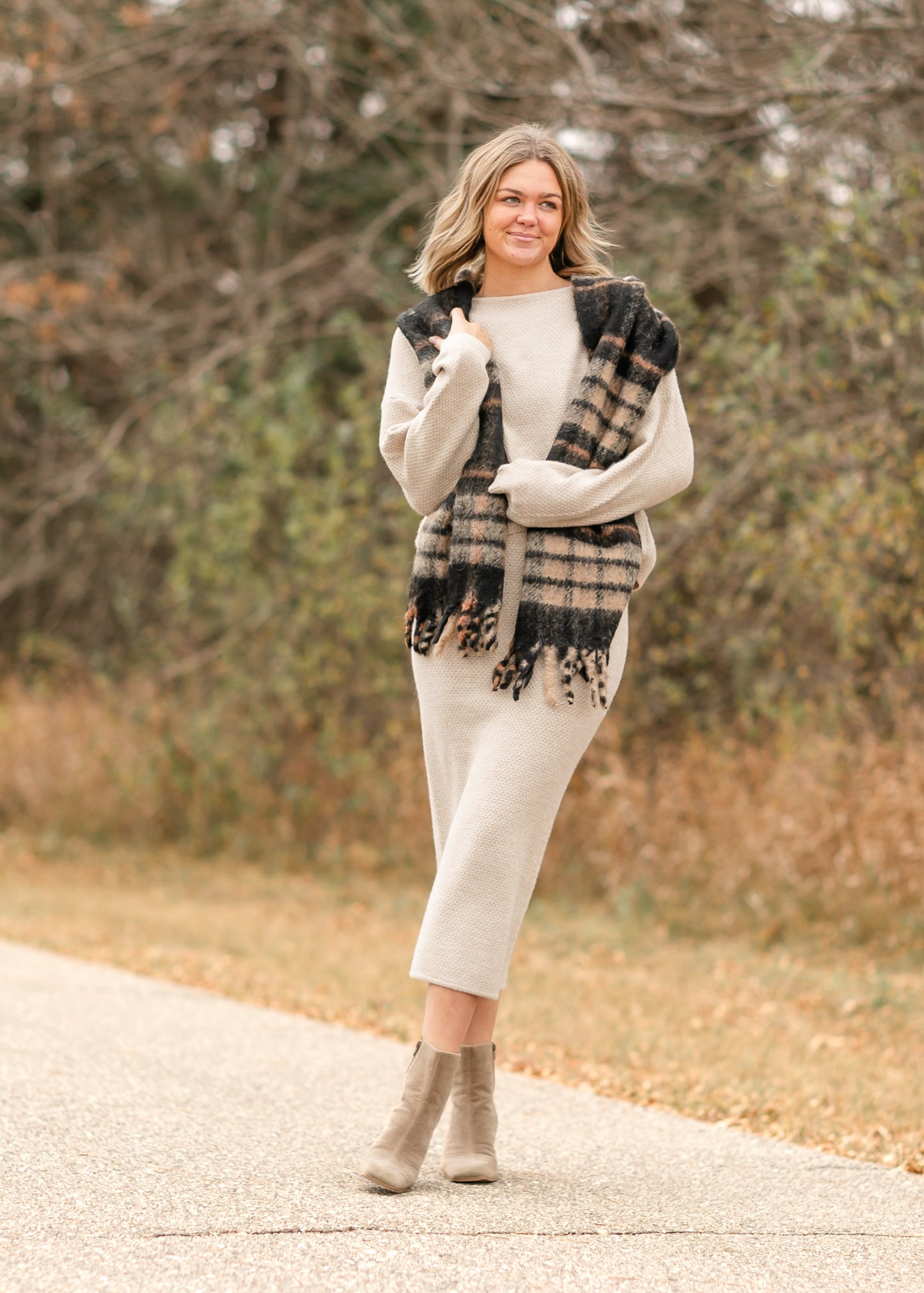 Waffle Knit Maxi Skirt - FINAL SALE