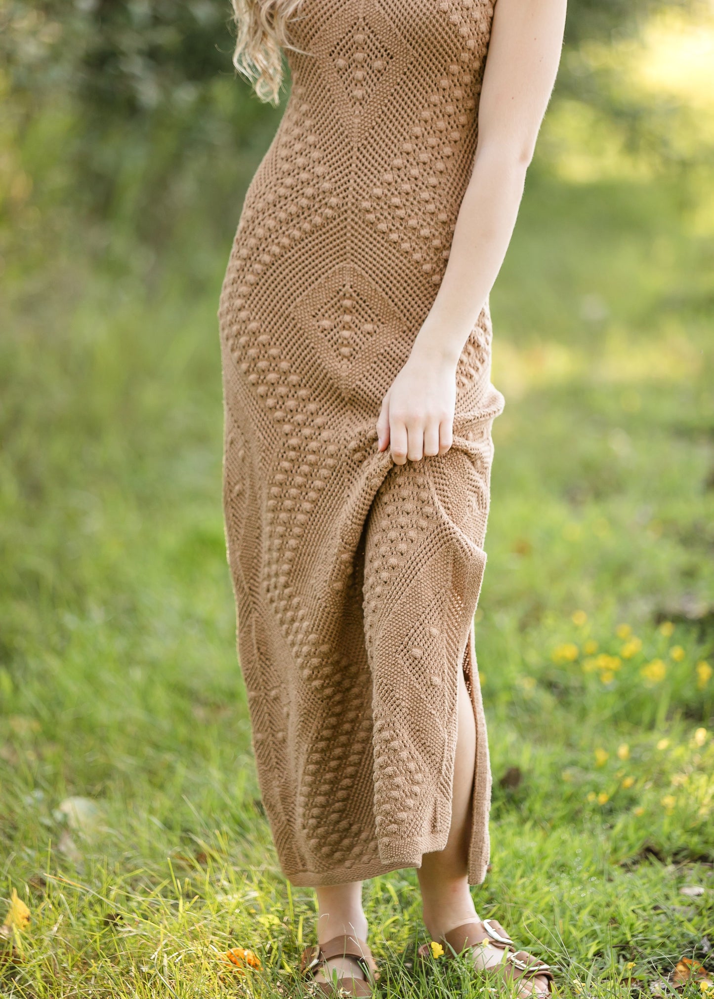 Sadie & Sage® Wandering Intricate Knit Midi Dress - FINAL SALE
