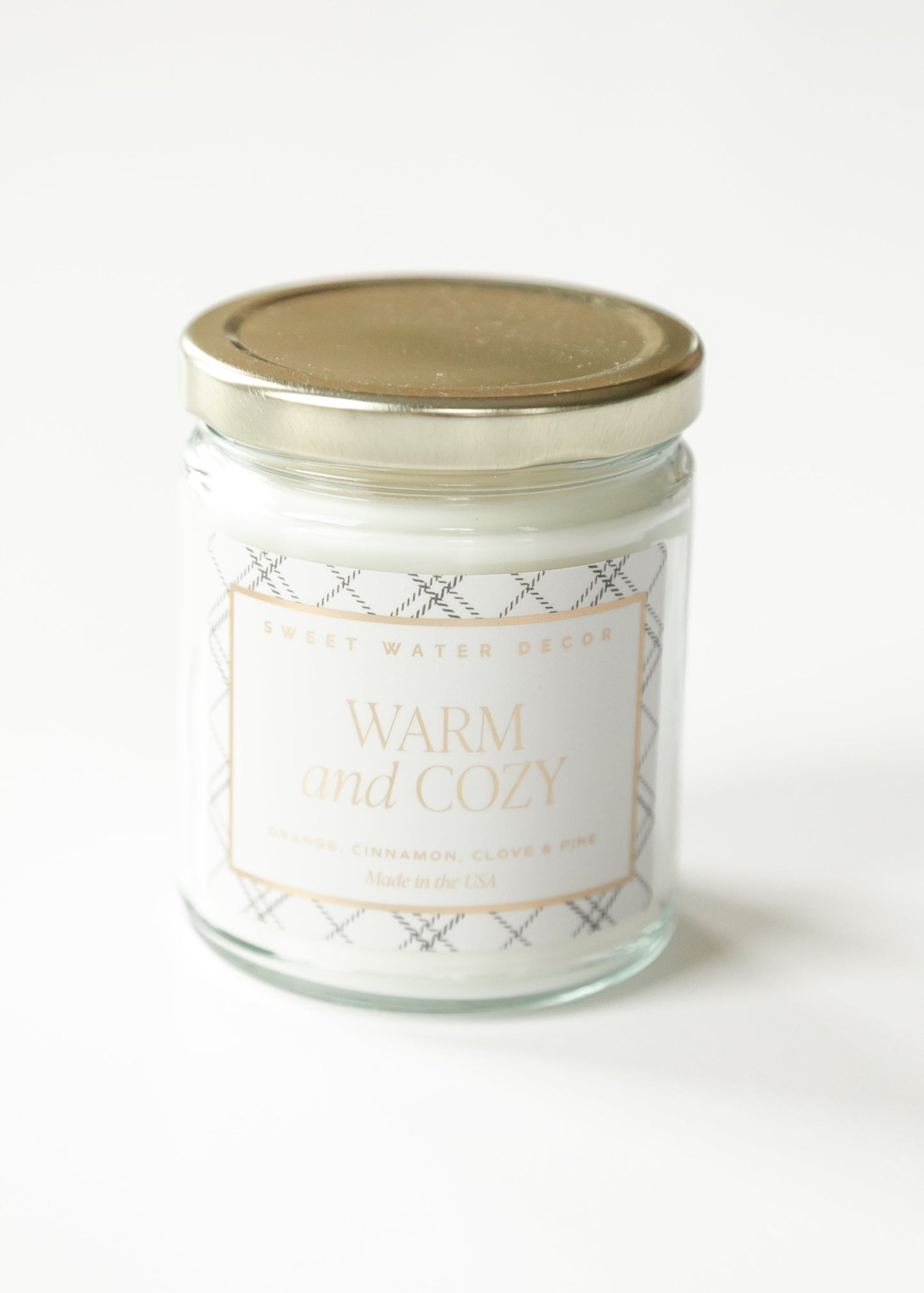Warm and Cozy 9 oz Soy Candle - FINAL SALE