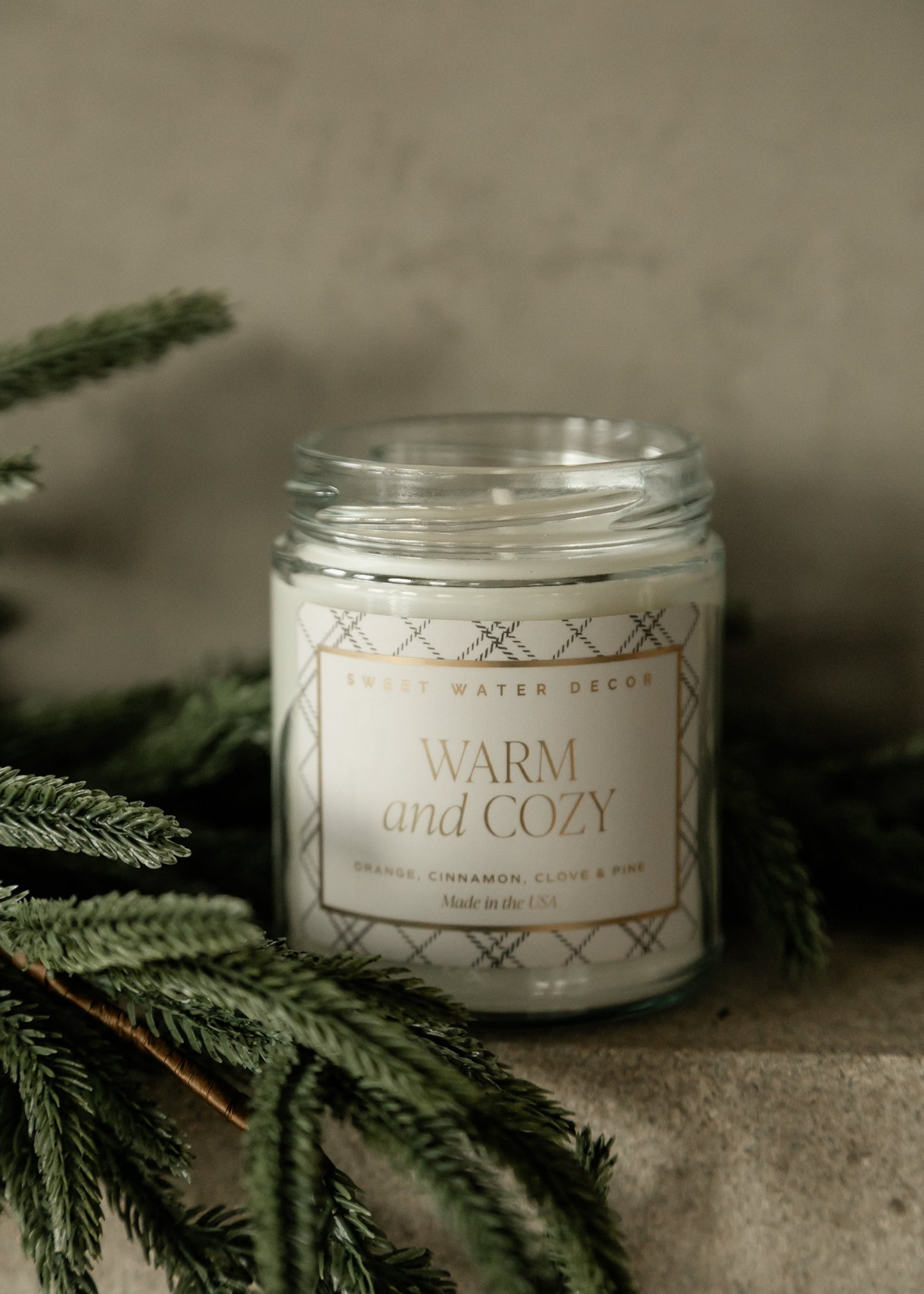 Warm and Cozy 9 oz Soy Candle - FINAL SALE
