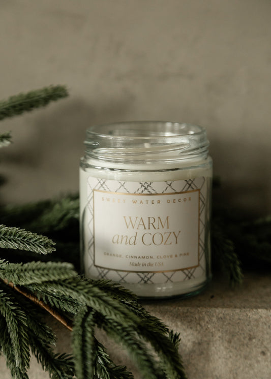 Warm and Cozy 9 oz Soy Candle - FINAL SALE