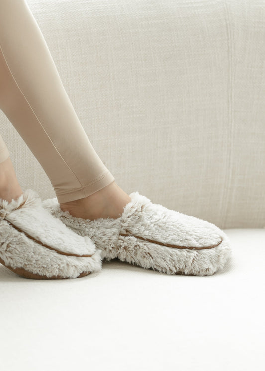 Warmies® Marshmallow Brown Slippers